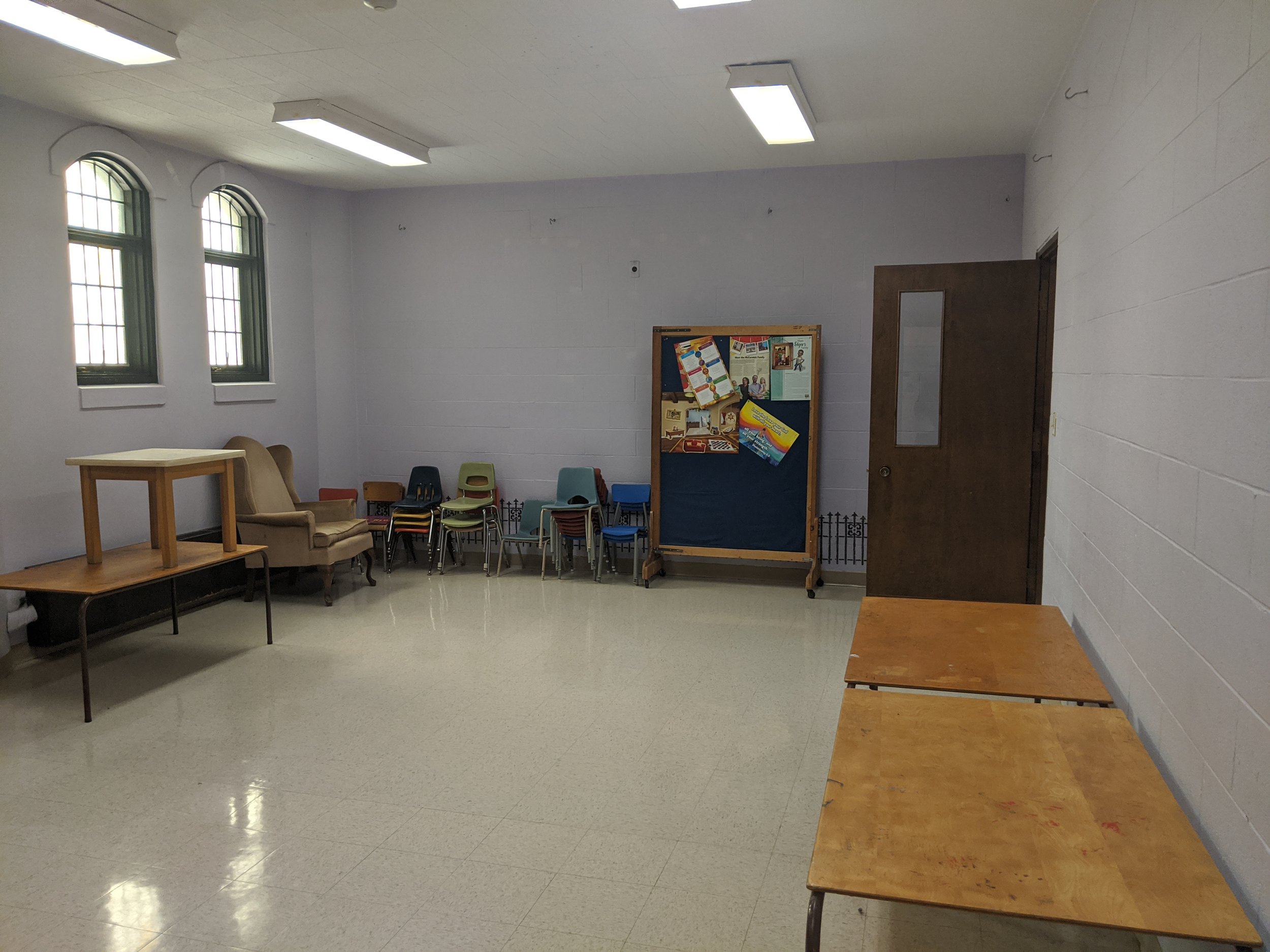 A smaller classroom we plan to use with our Mini Makers (ages 4-6) group this coming summer 2022!