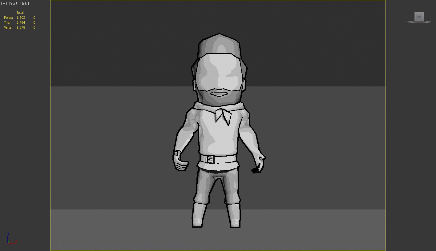 3D MODEL OF MAIN CHARACTER SHAYMUS