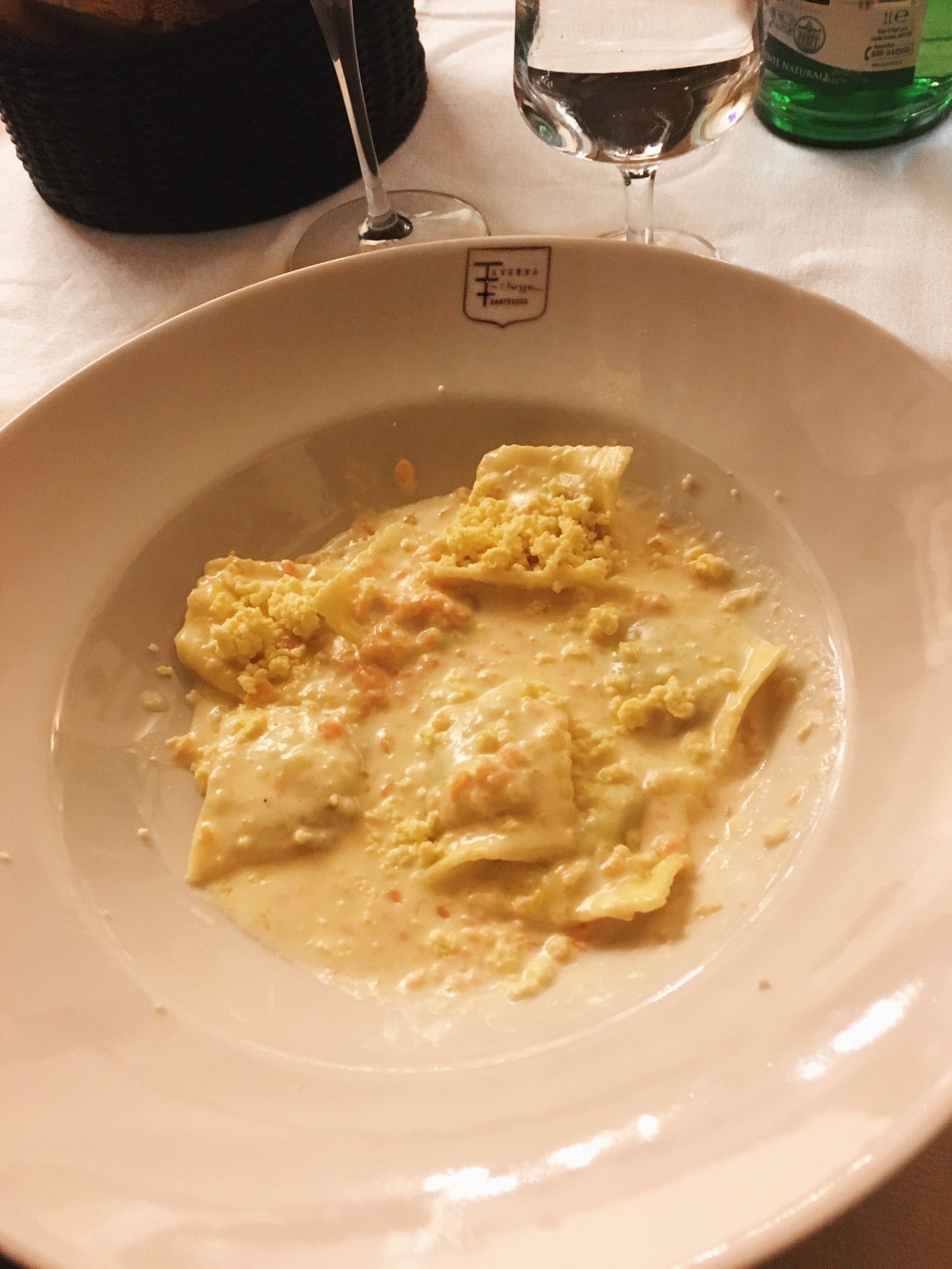   Taverna Trilussa : Ravioli Mimosa 