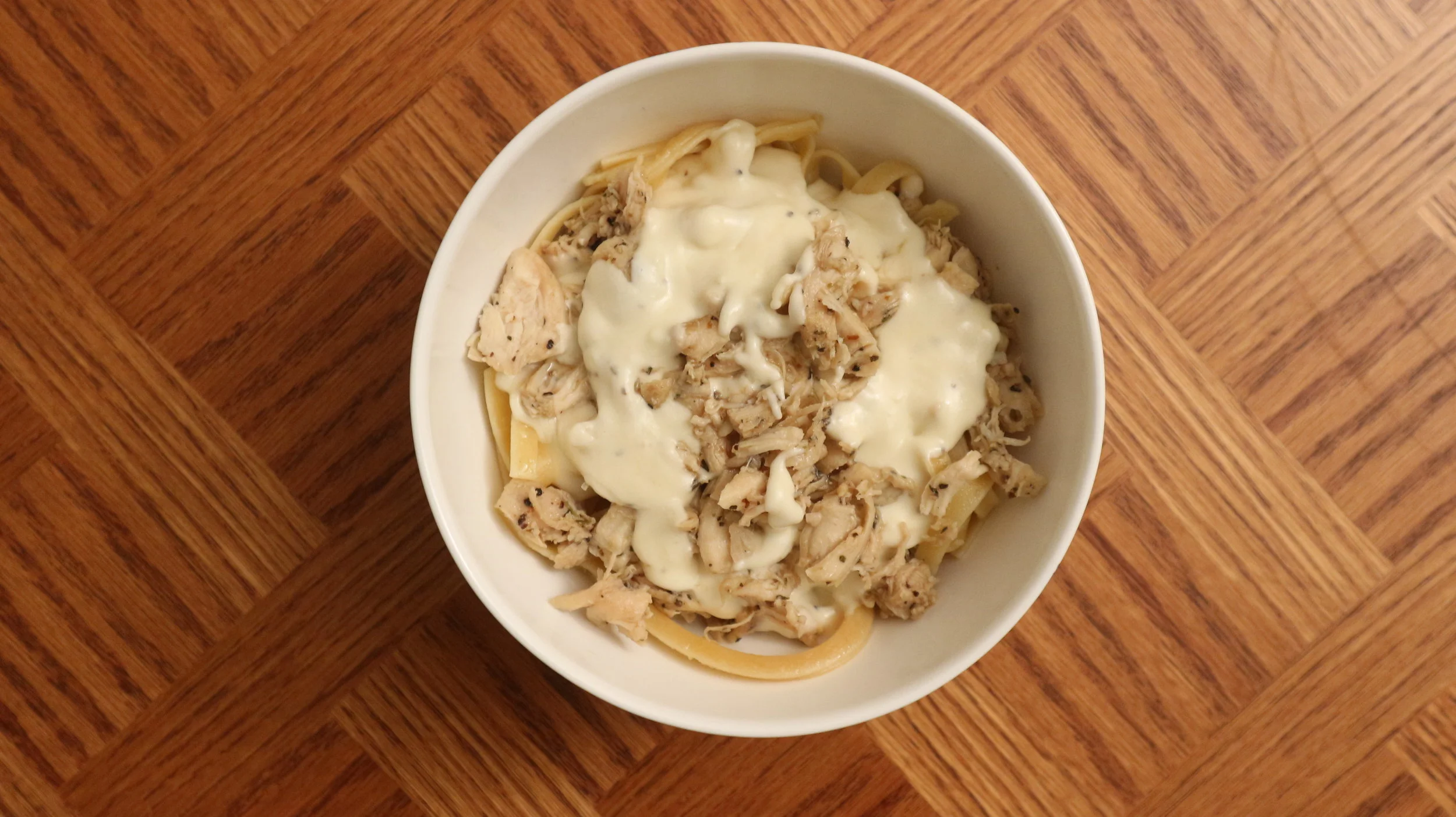 Homemade Fettuccine Alfredo