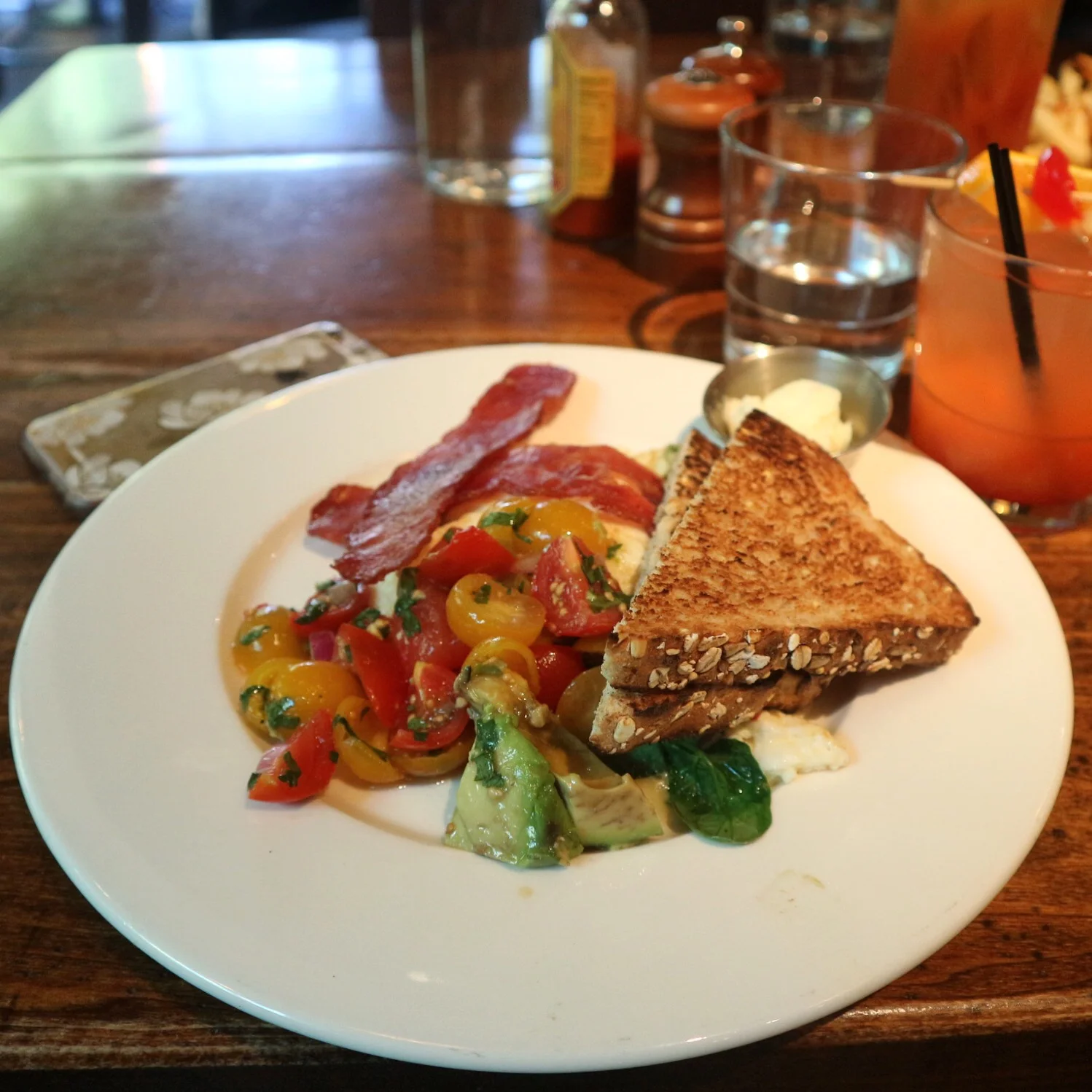 Egg White Omelette & Tomato Salsa