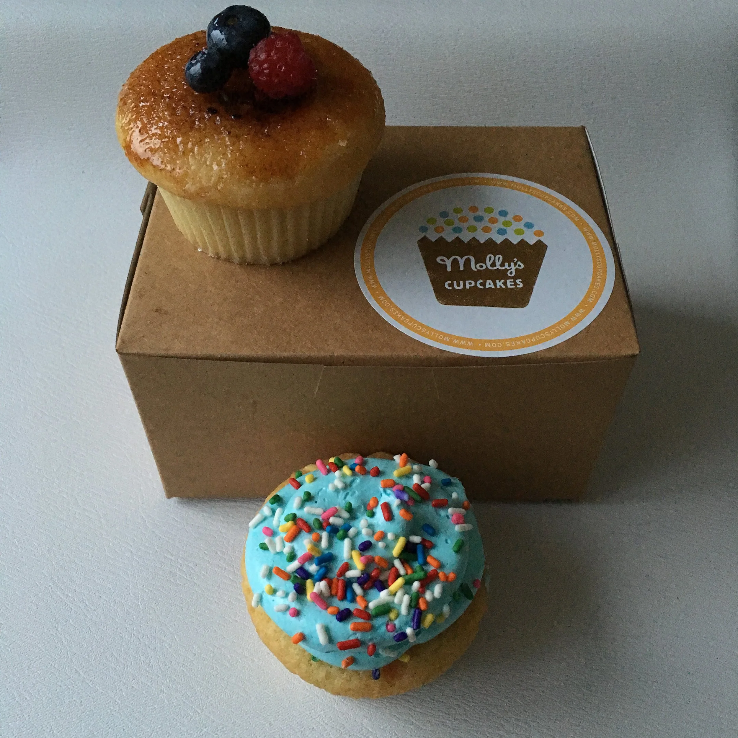 Creme Brulee & Cake Batter Cupcakes