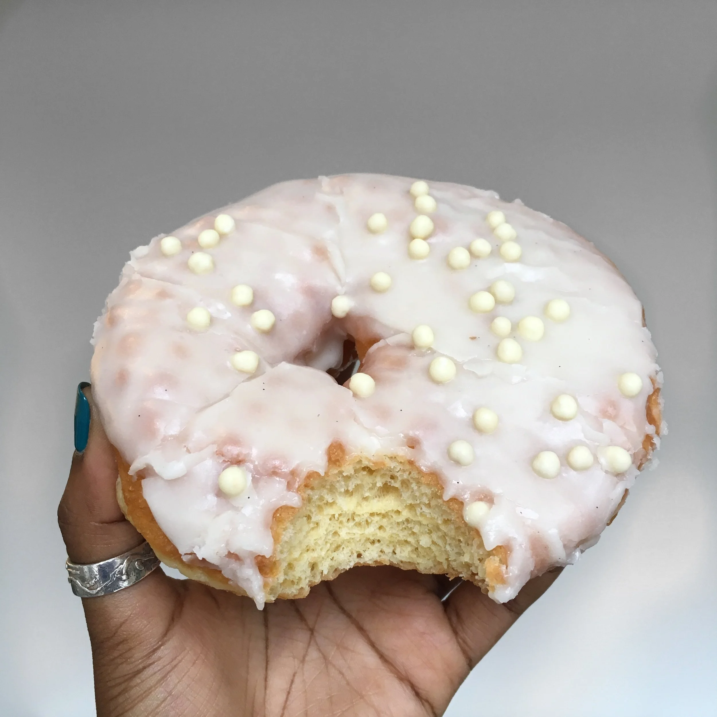 Vanilla Iced Donut
