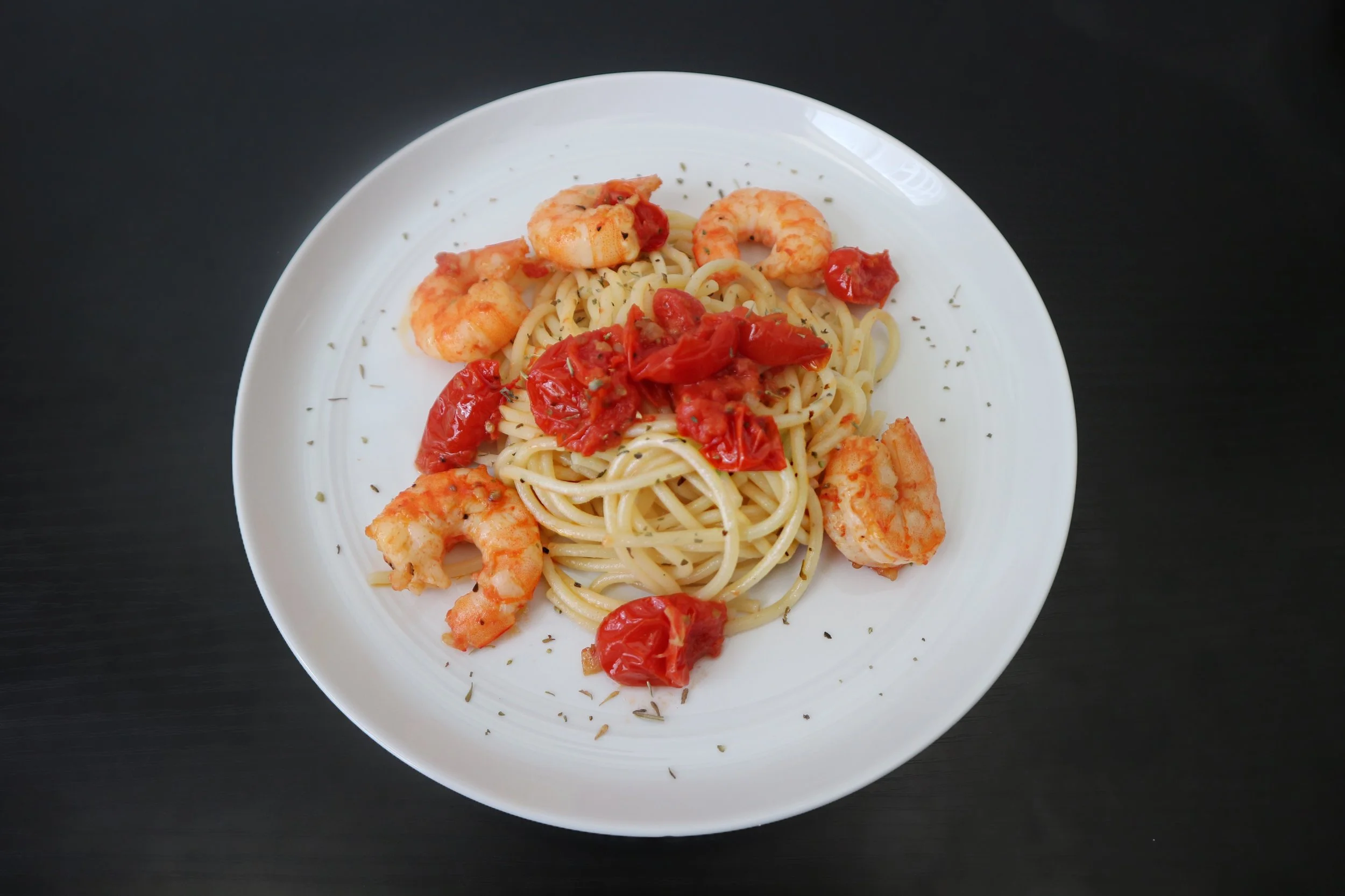 Garlic & Tomato Shrimp Scampi