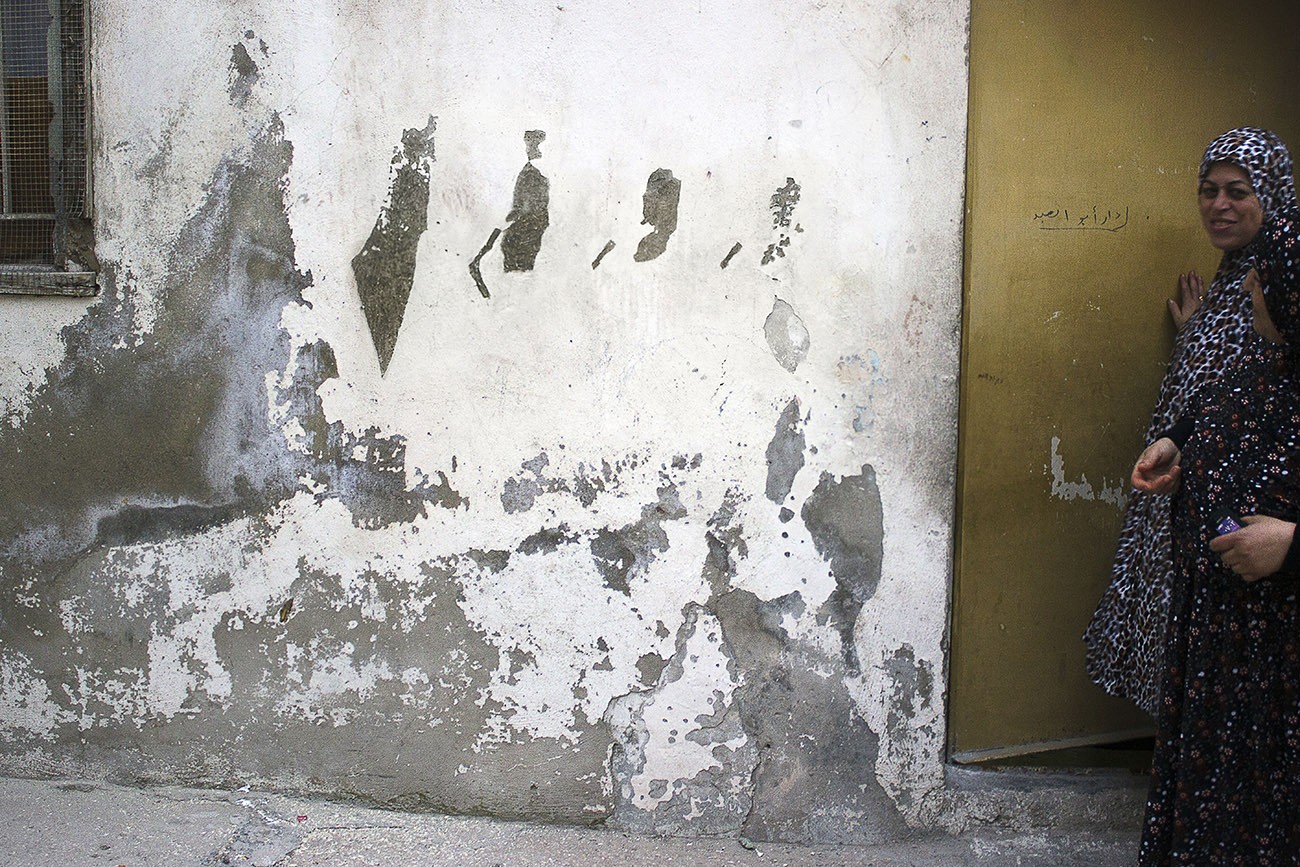 "palestine" by pejac