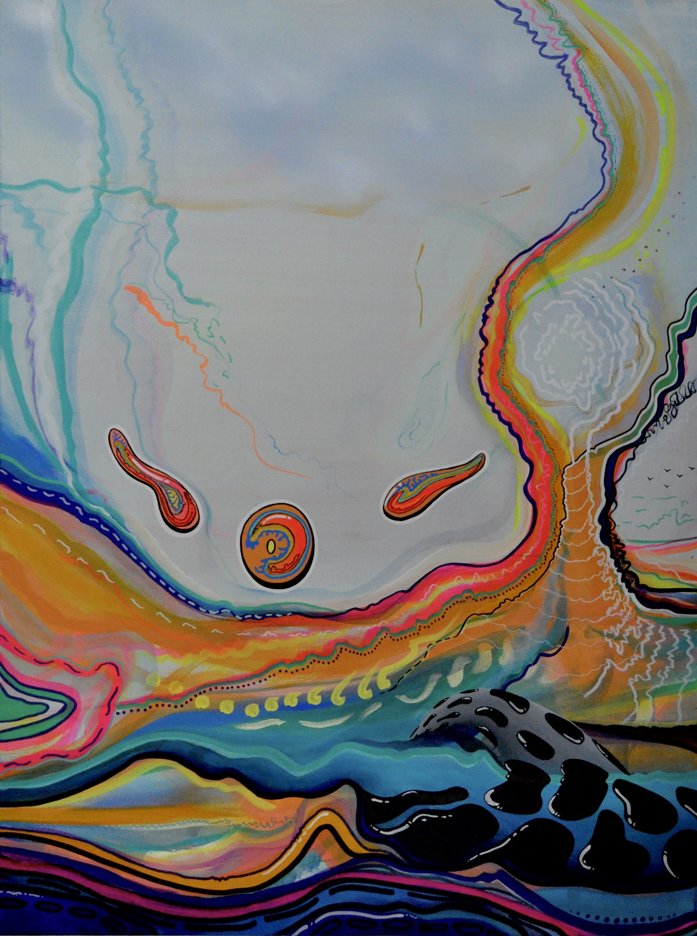 Standing On The Edge Of Reality Triptych (middle section)
