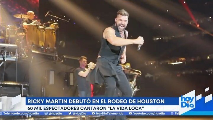 Houston was 🔥! Some footage I shot of @ricky_martin&rsquo;s rodeo show breaking records as the third artist to fill this venue. Can&rsquo;t say I&rsquo;m surprised 😉🤠