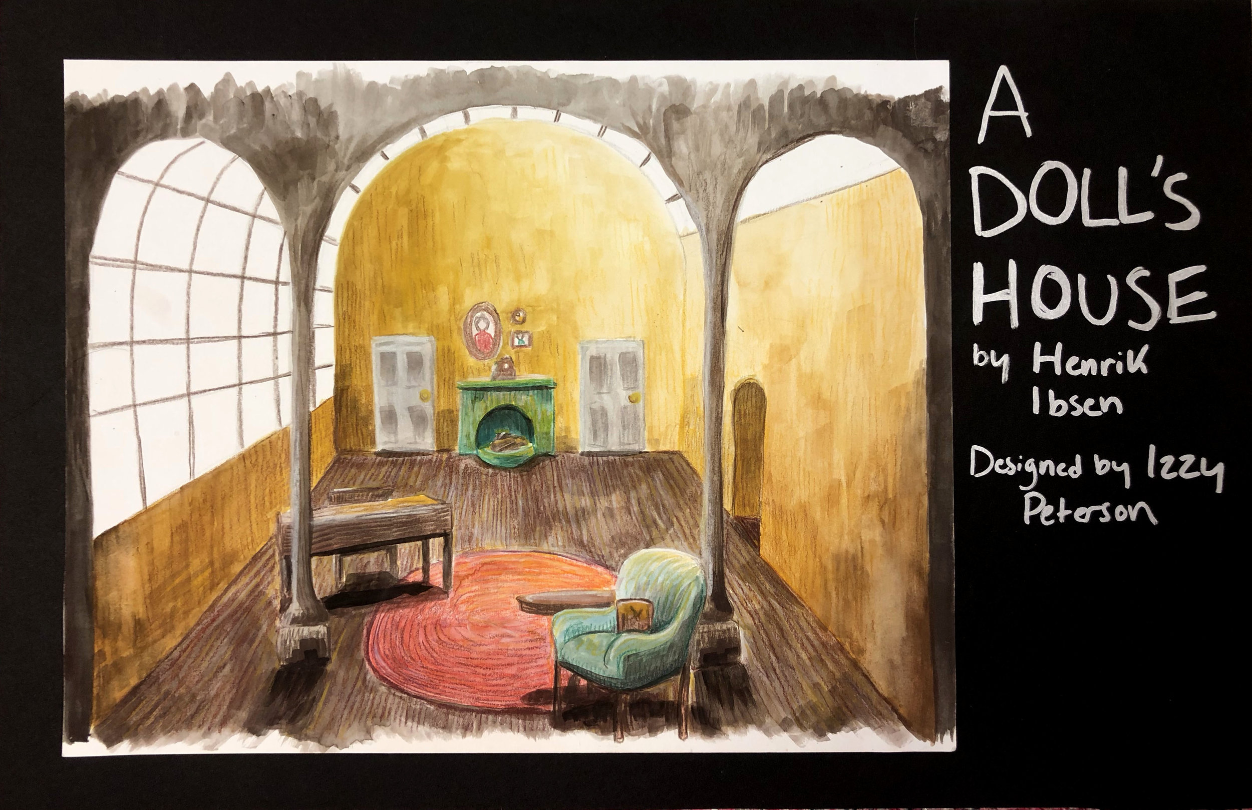 Concept Rendering for A Doll's House by Henrik Ibsen