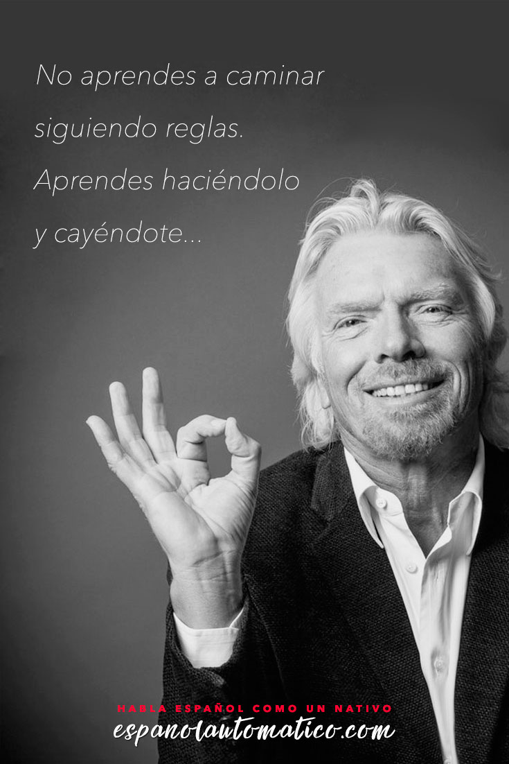Quote / Inspiration in Spanish / motivation for learning Spanish / Spanish podcast— More fun Spanish Resources at http://espanolautomatico.com Repin for later!