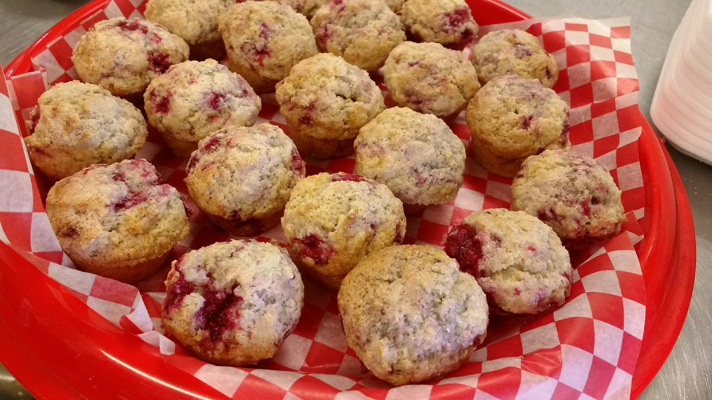 Strawberry Apple Muffins