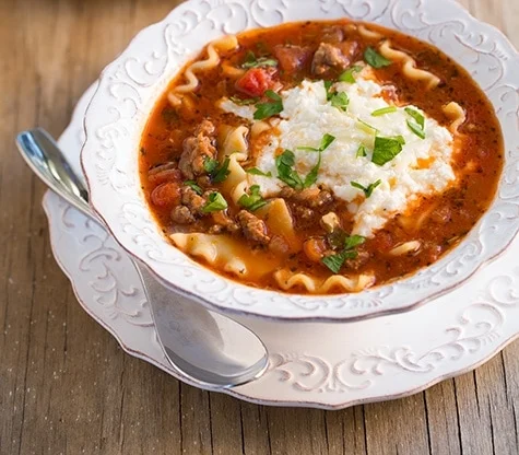 Lasagna Soup