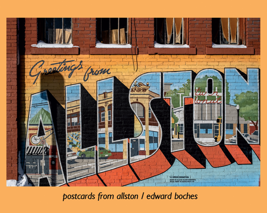 Postcards from Allston / Hardcover

Postcards from Allston | Hardcover :  A 32-page, hardcover book, featuring 29 photographs documenting the culture, character and creativity of a Boston neighborhood. The photographs here have previously appeared in
