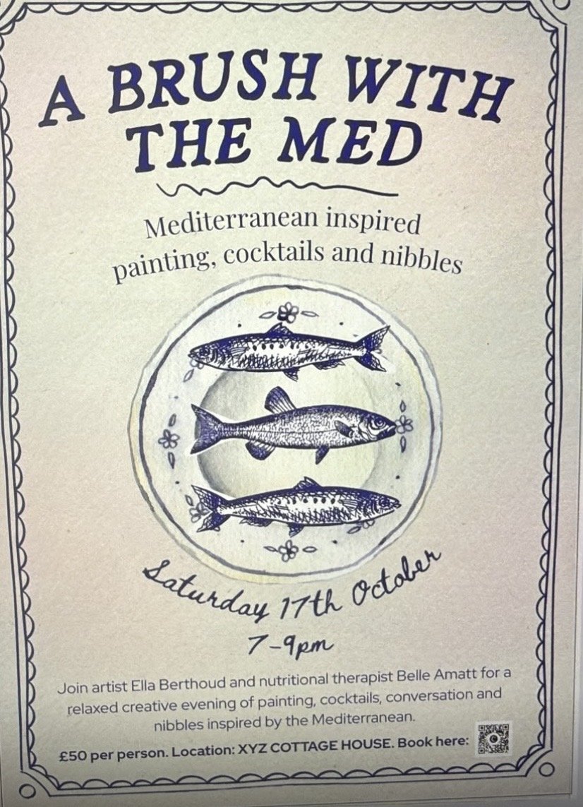 A Brush with the Med - Art &amp; Nutrition in Hurstpierpoint (West Sussex)