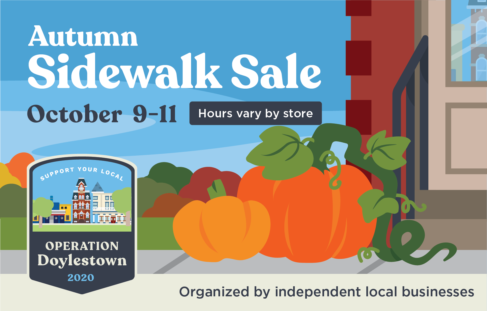Autumn Sidewalk Sale In Downtown Doylestown Discover Doylestown
