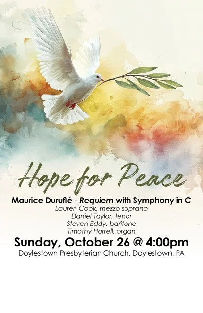 Bucks Choral Society presents Maurice Duruflé's Requiem with Symphony in C