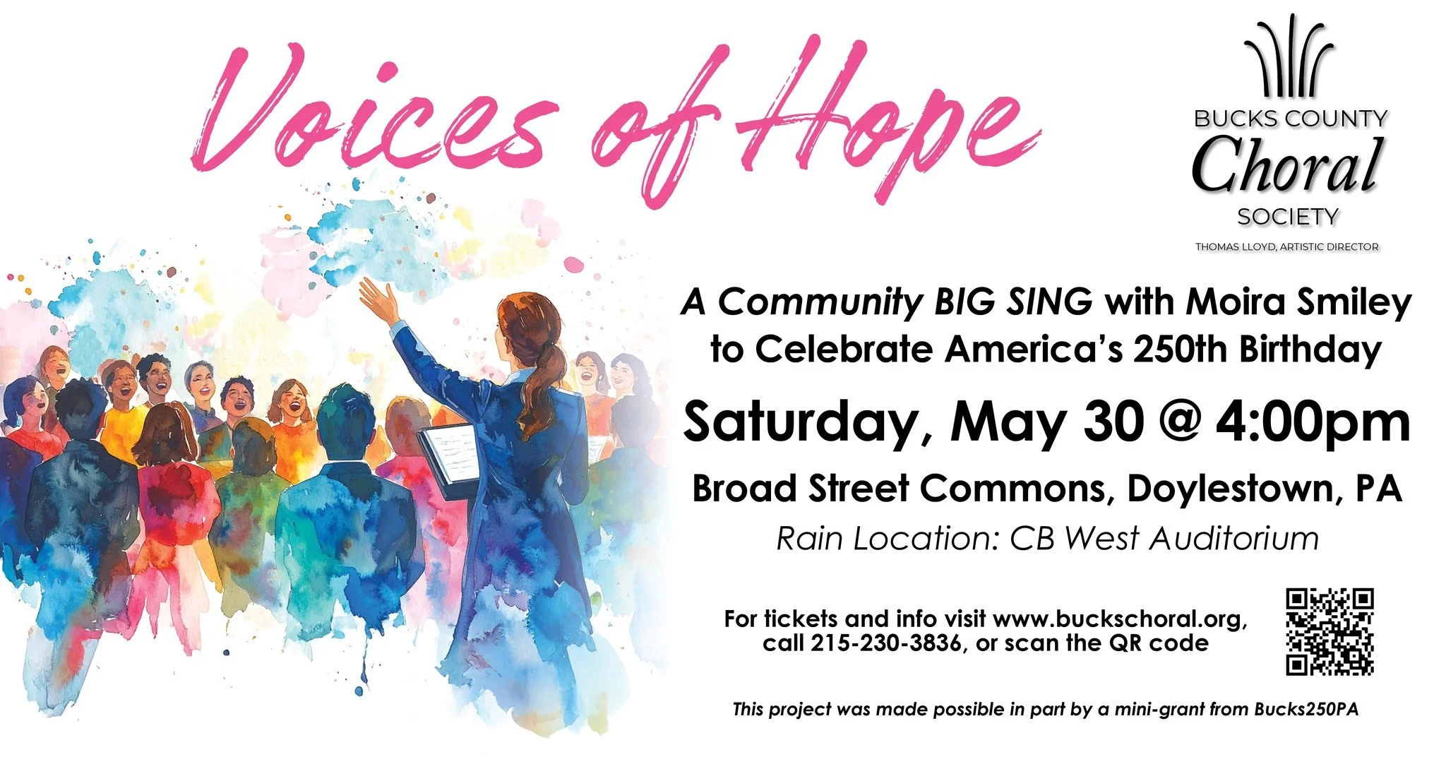 Bucks County Choral Society presents Bucks County Community Big Sing