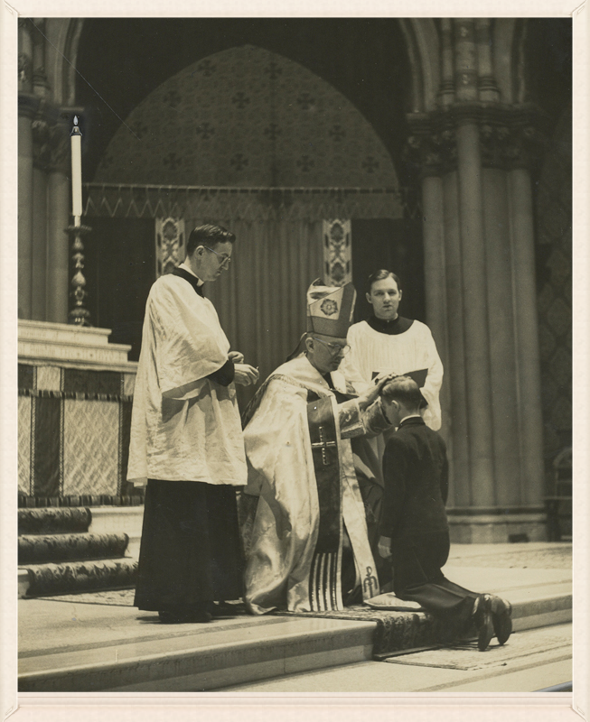 Confirmation at Saint Mary's in the 1940s