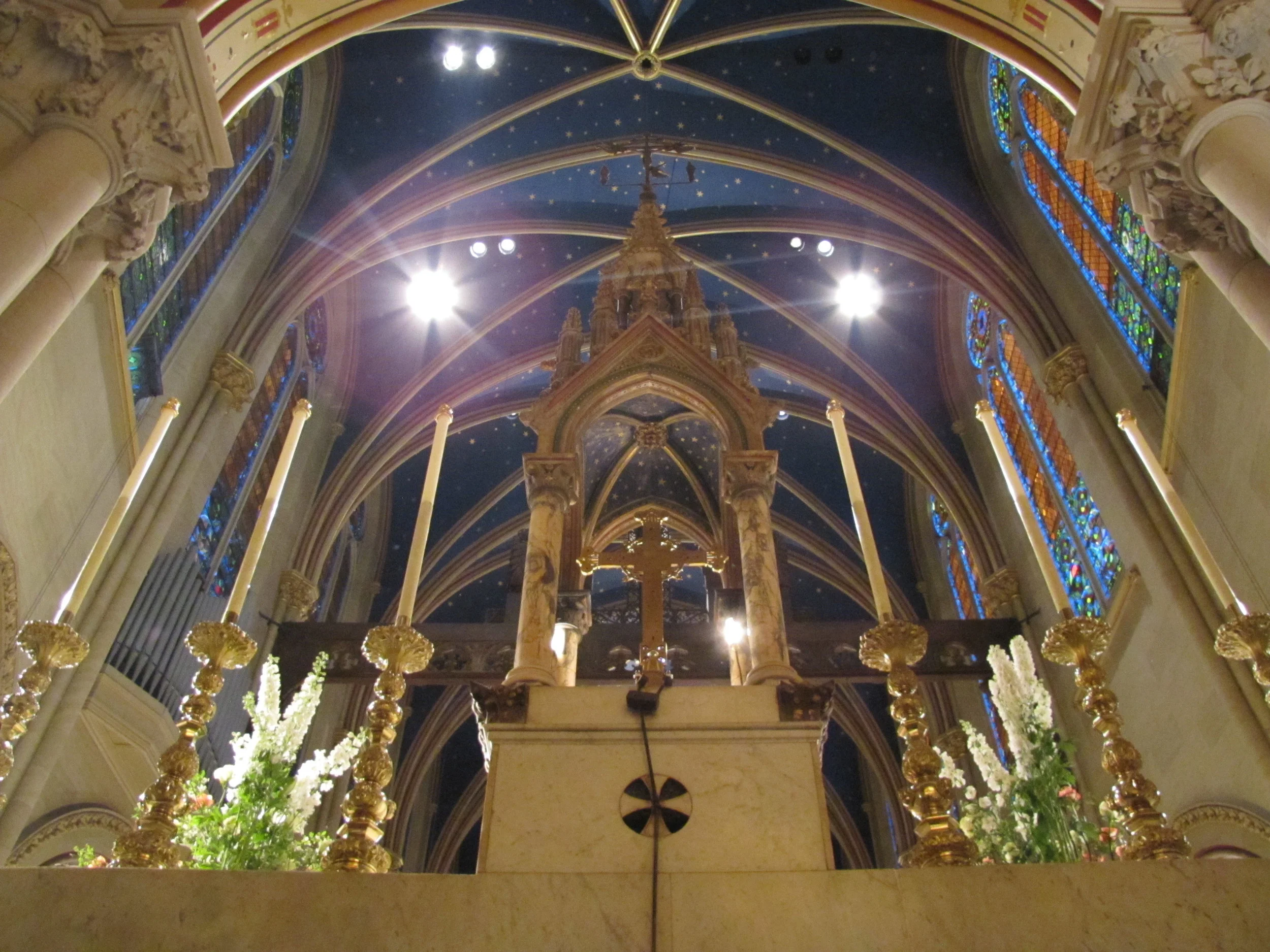 The view from behind Saint Mary's High Altar