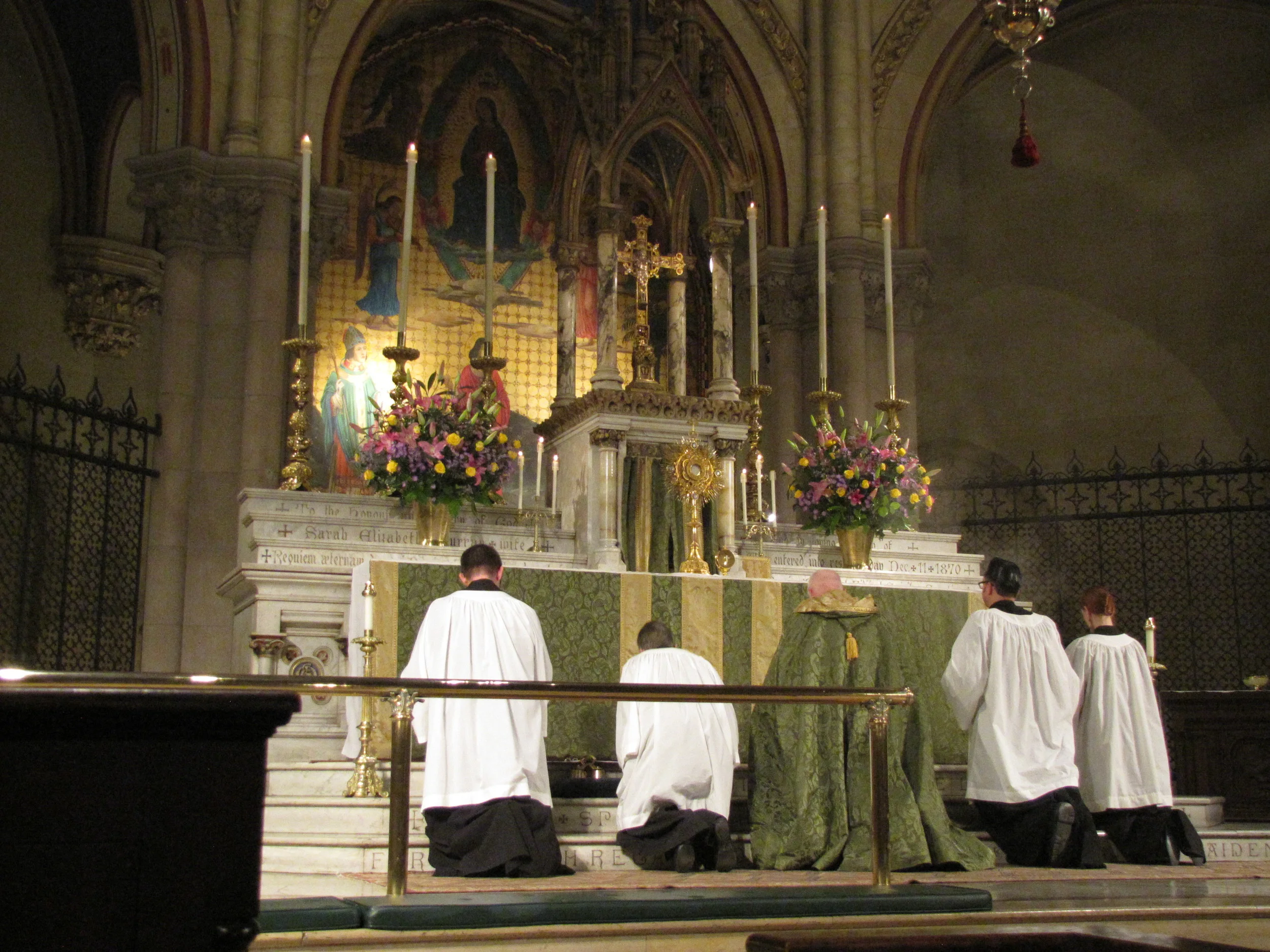 Benediction of the Blessed Sacrament at Saint Mary's