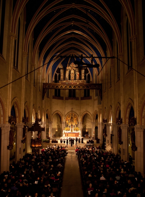 The Tallis Scholars performing at Saint Mary's