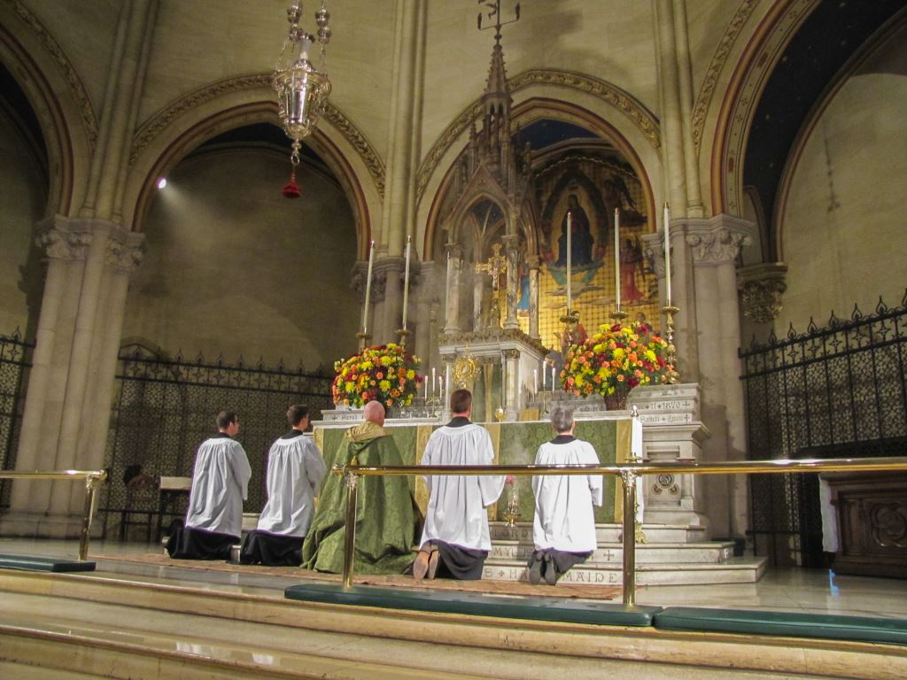 Eucharistic Benediction last Sunday