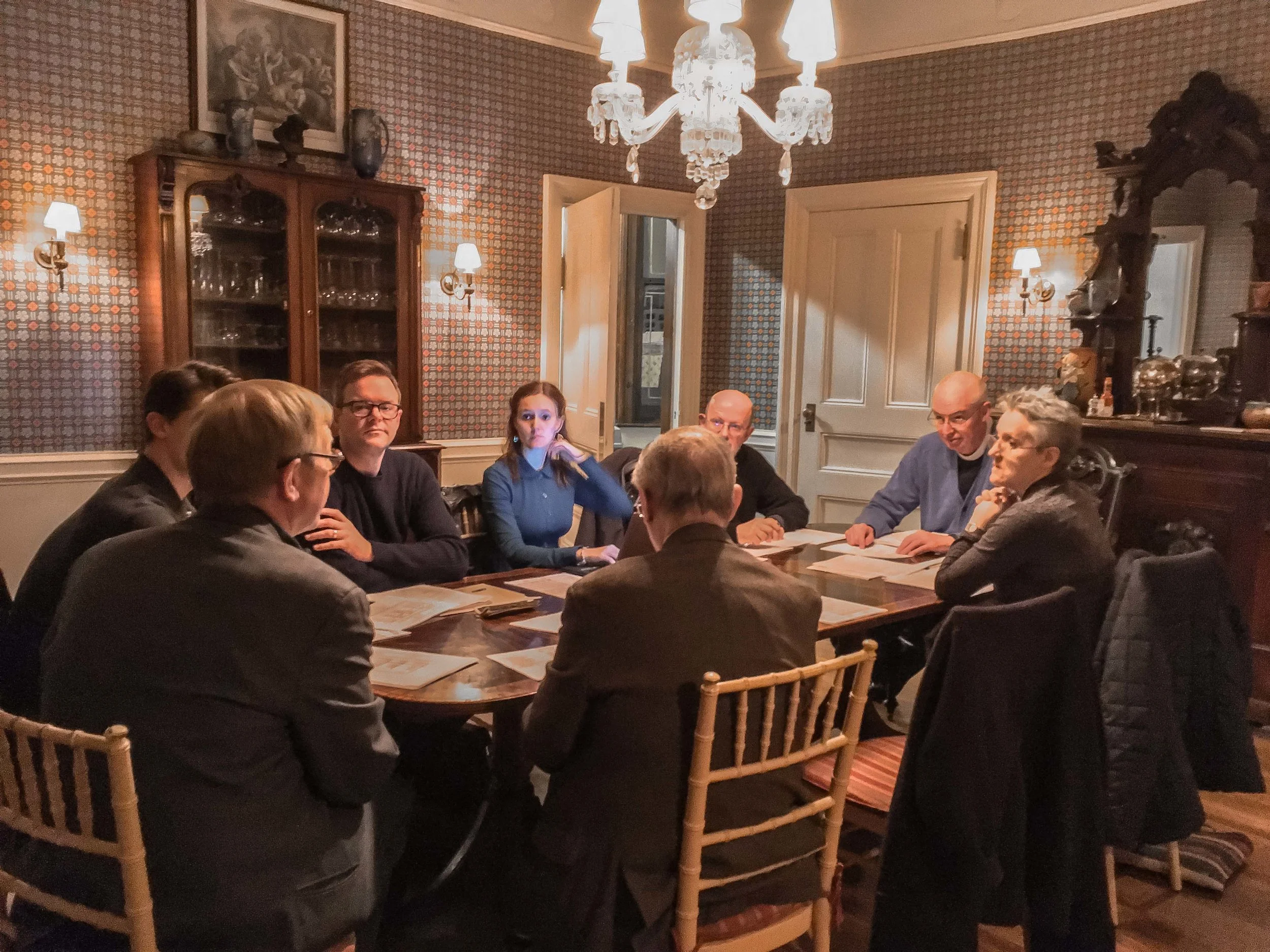  Board of Trustees met in the rectory for their November meeting.