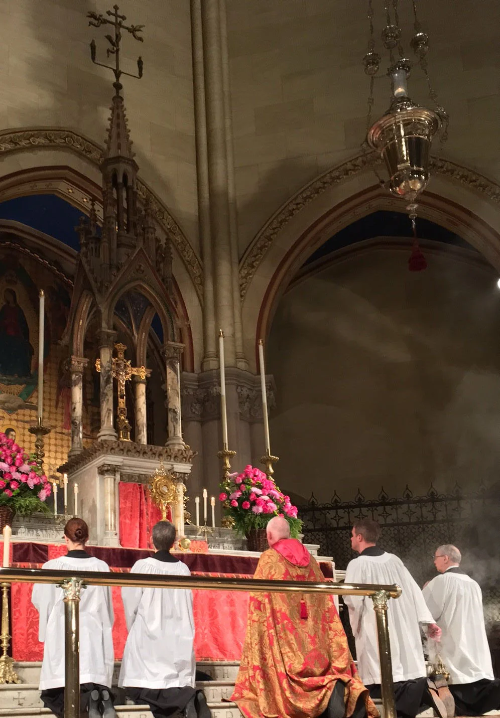 Eucharistic Adoration during Benediction of the Blessed Sacrament