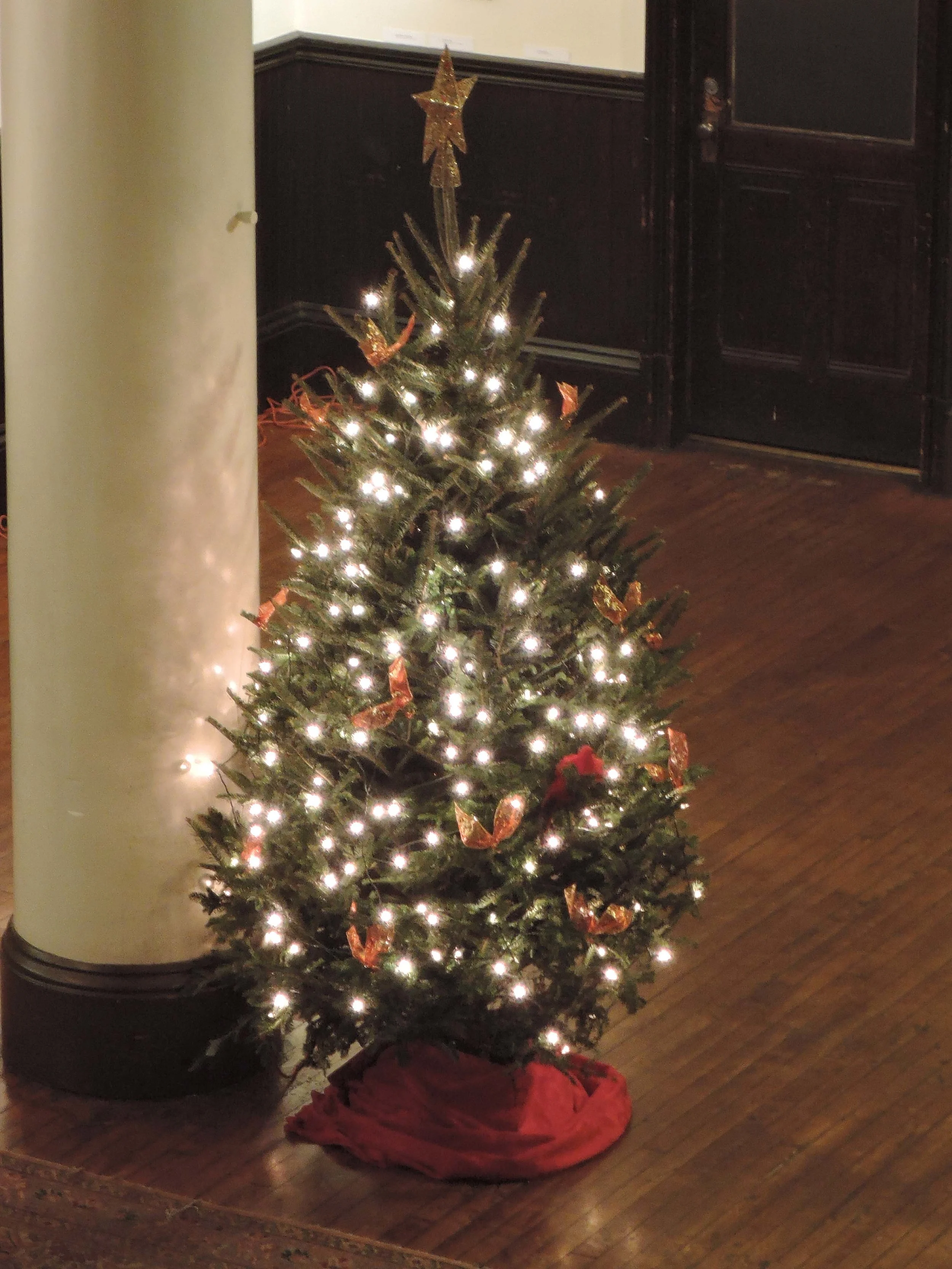 Christmas tree in Saint Joseph's Hall