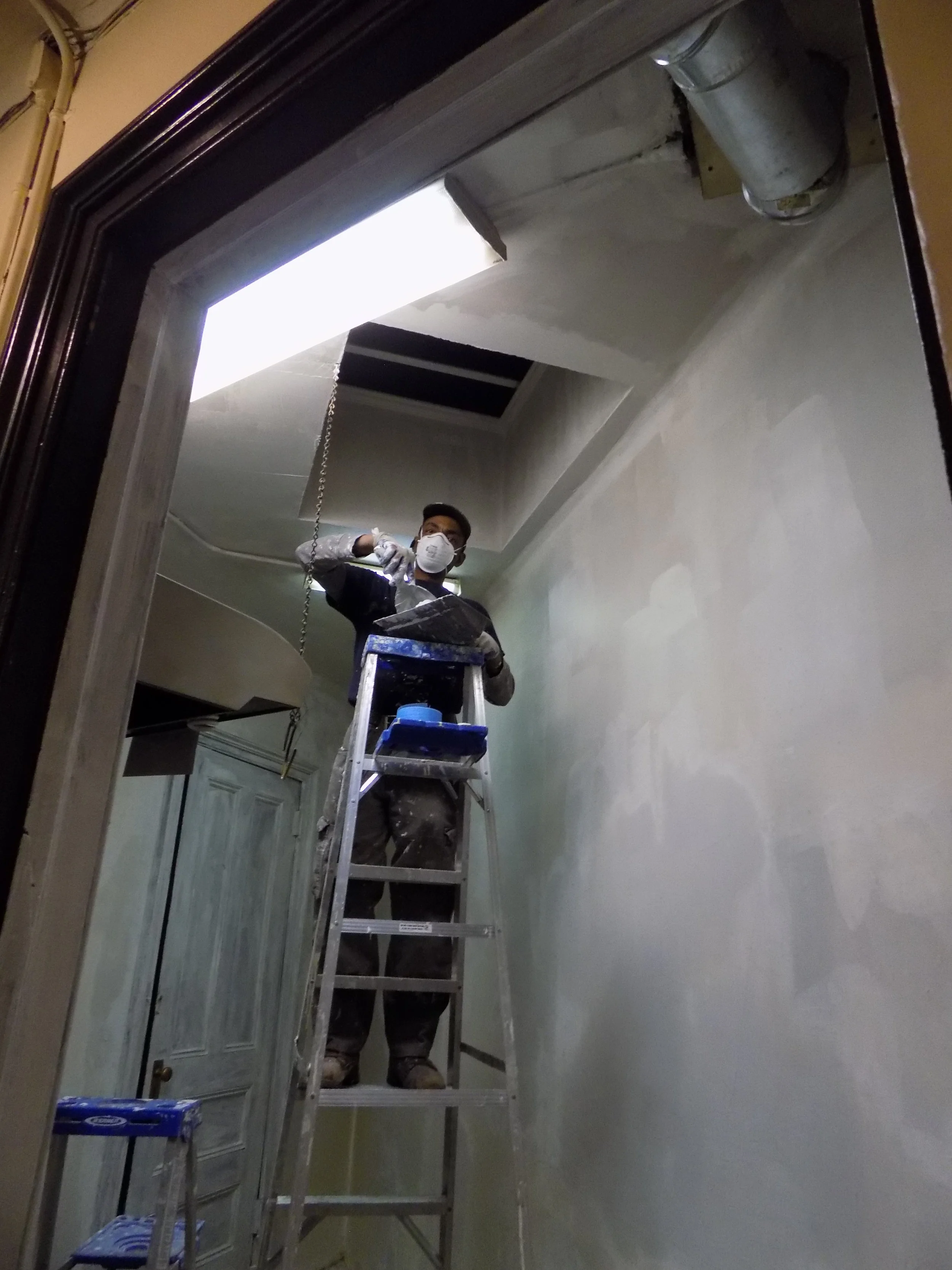 The renovation of the Smoke Room has begun. The Rector is hopeful that it will be in use on Sunday, March 19. 