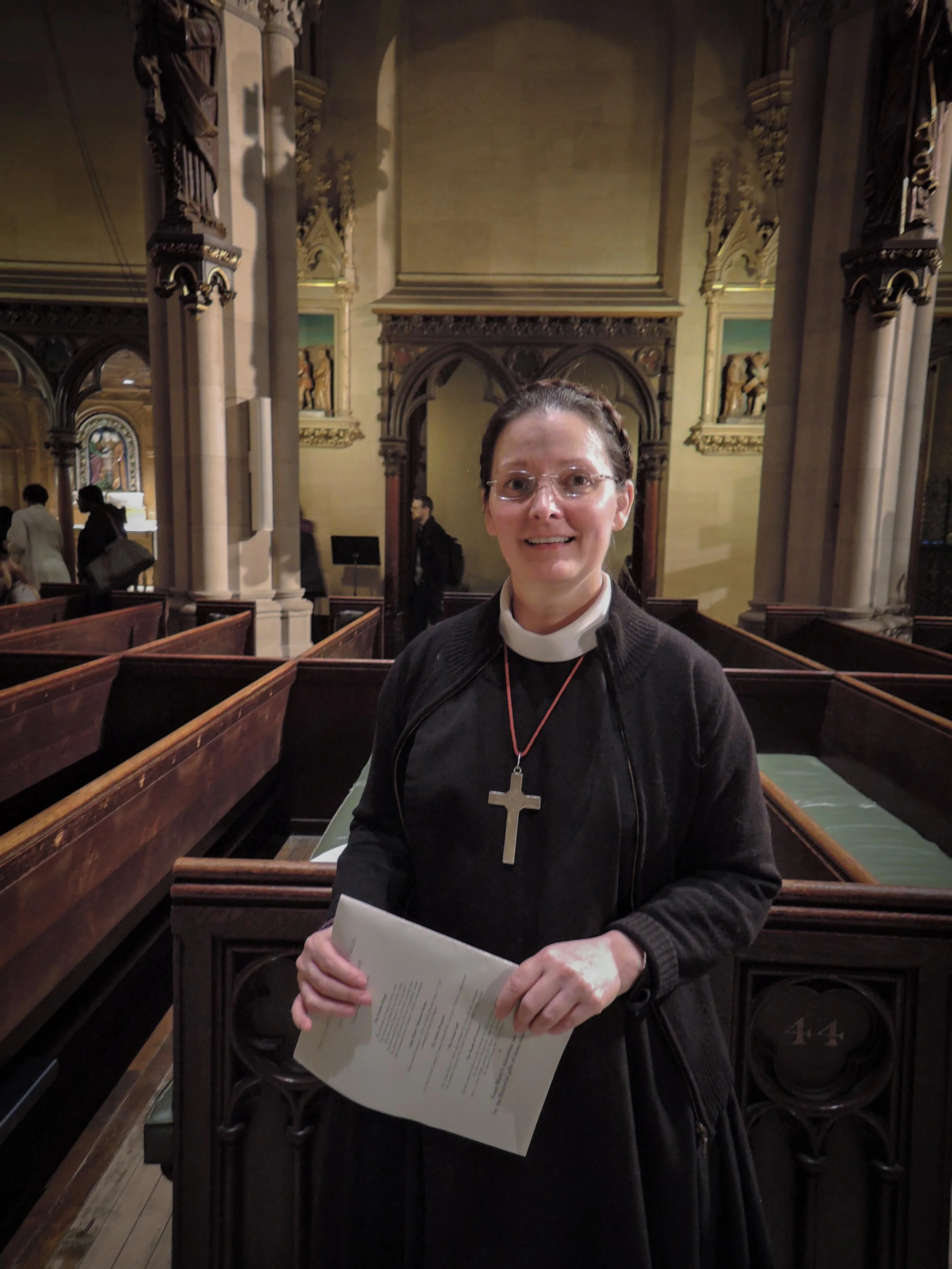 Sr. Monica Clare also assisted.&nbsp;&nbsp;