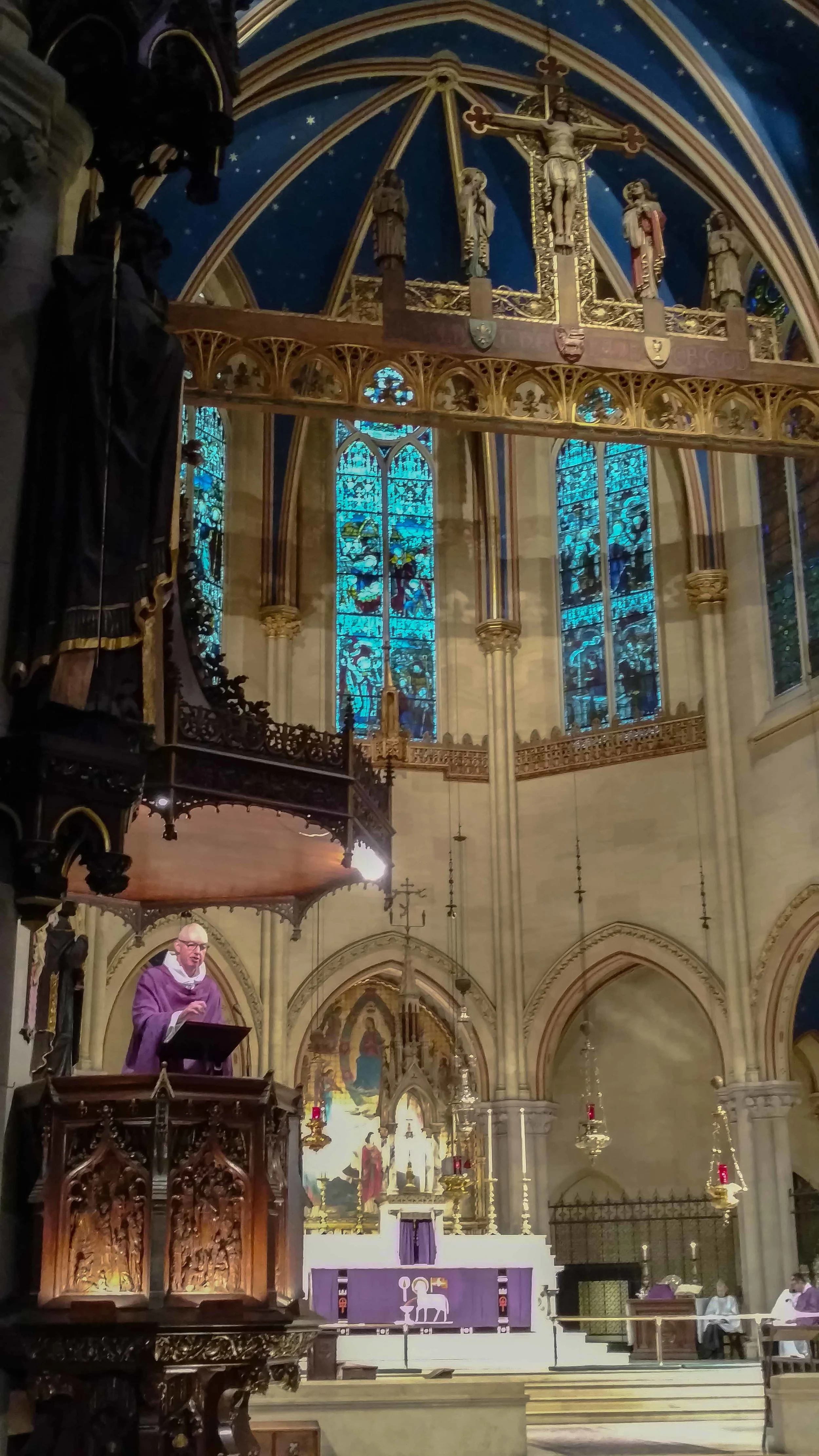 The Rector was celebrant and preacher on the First Sunday in Lent. 