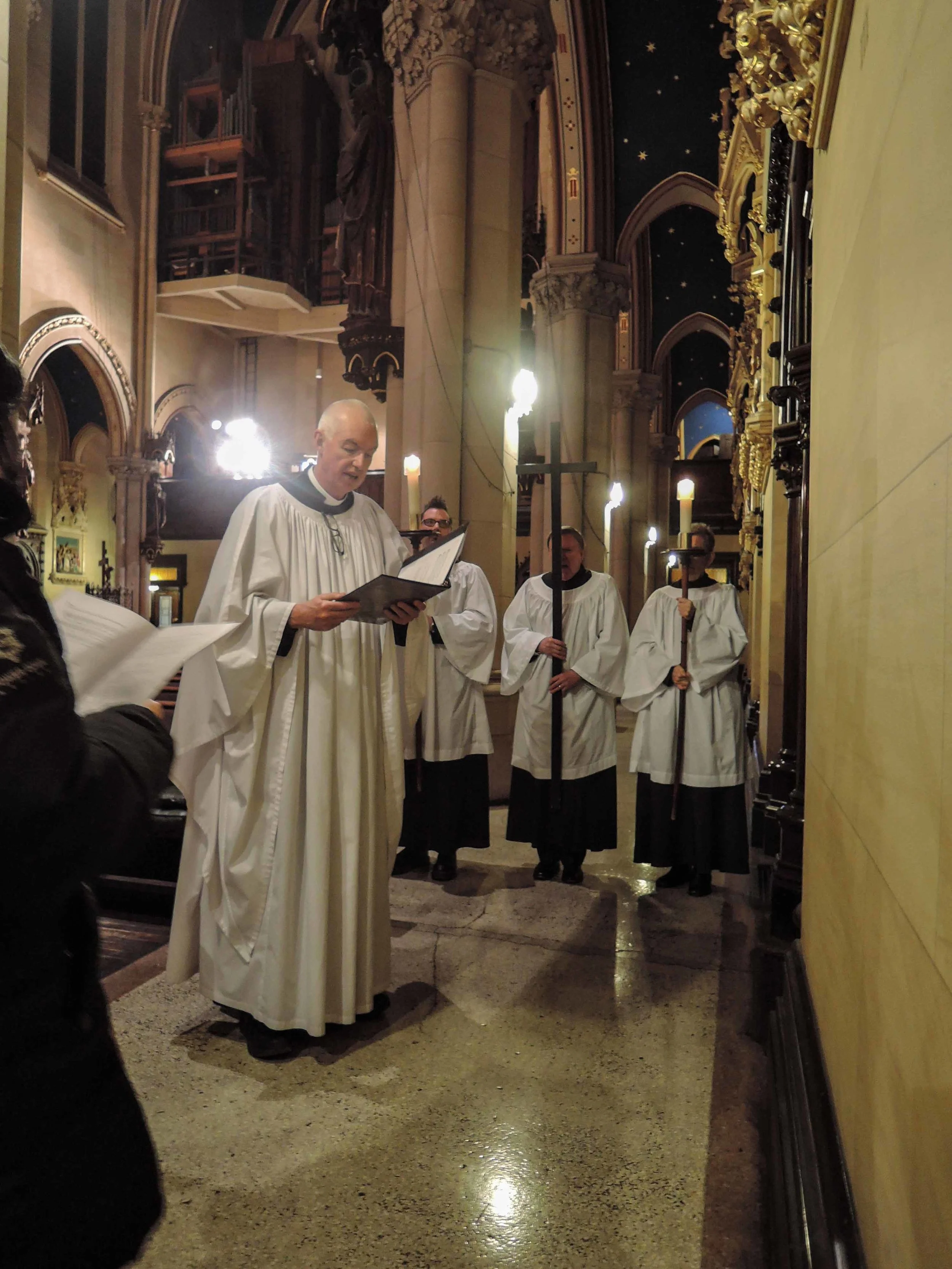 Stations of the Cross are prayed on Fridays in Lent. 