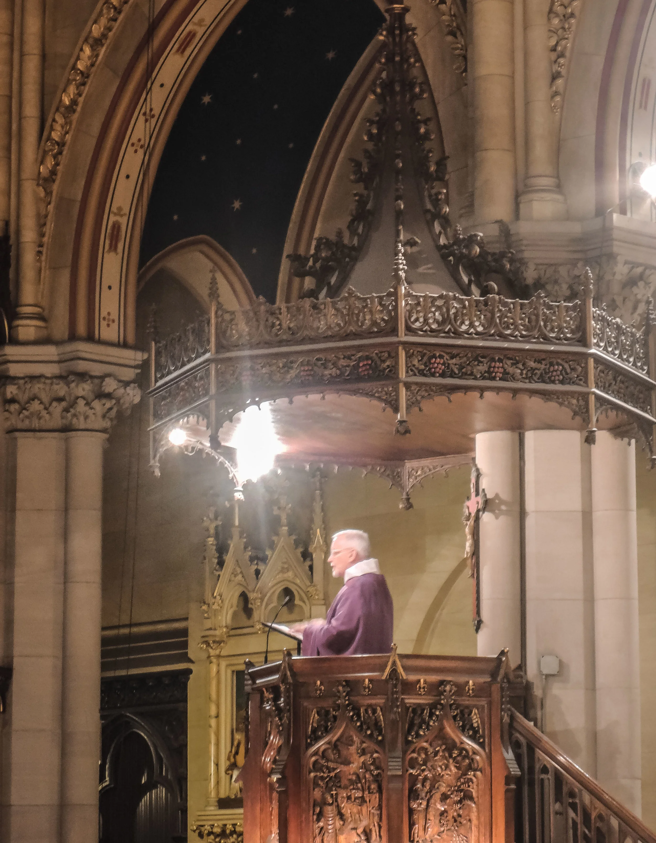 Father Pace was celebrant and preacher. 