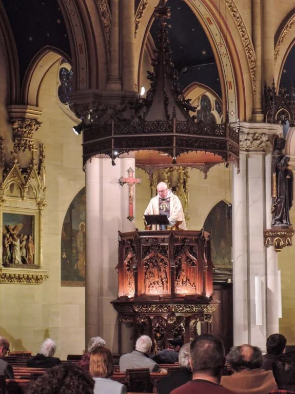The Rector was celebrant and preacher at the Solemn Mass on the Eve of the Annunciation. 