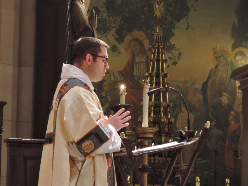 Deacon Matt Jacobson led the Prayers of the People.