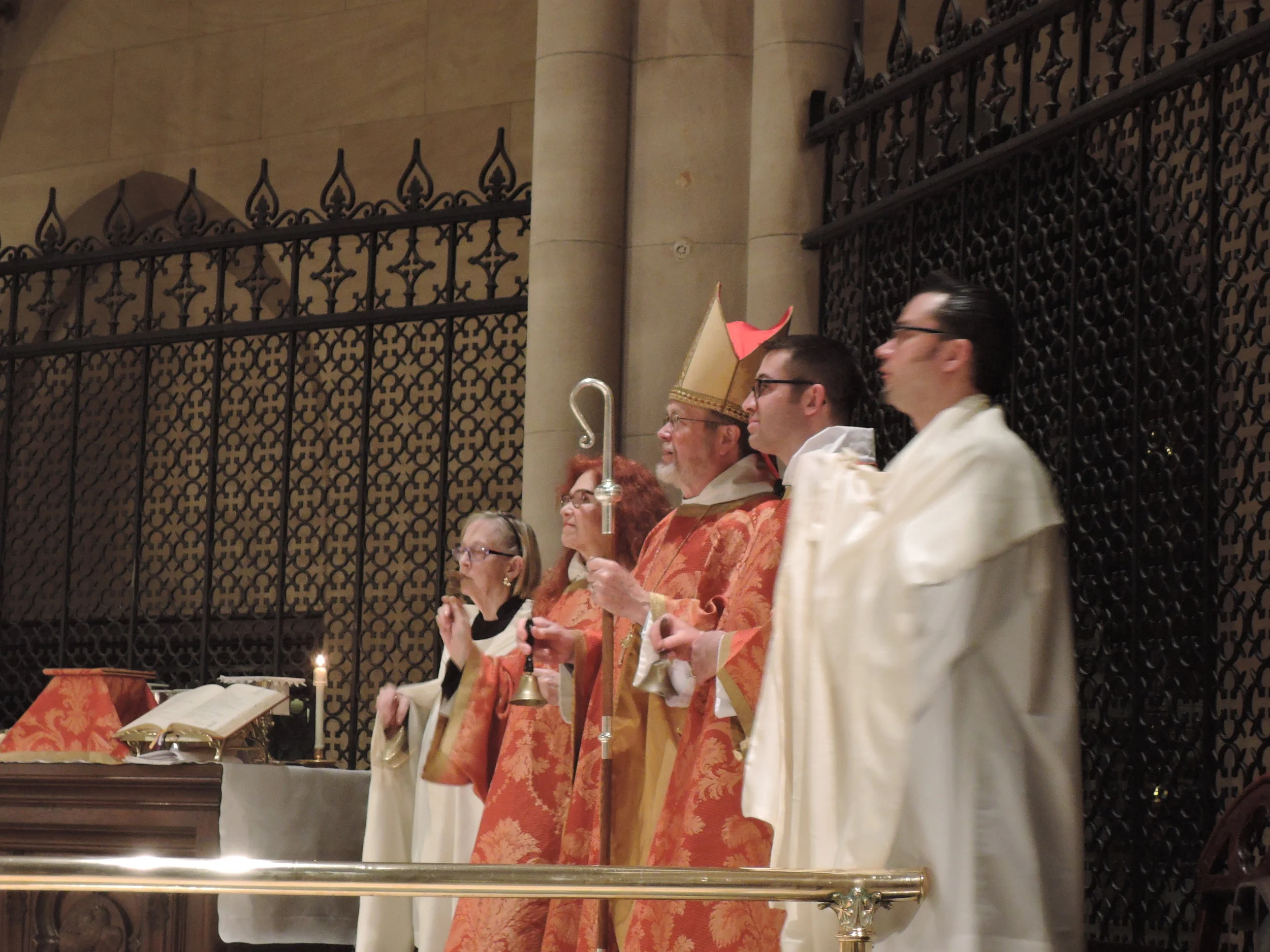Bells are rung after the resurrection is proclaimed.