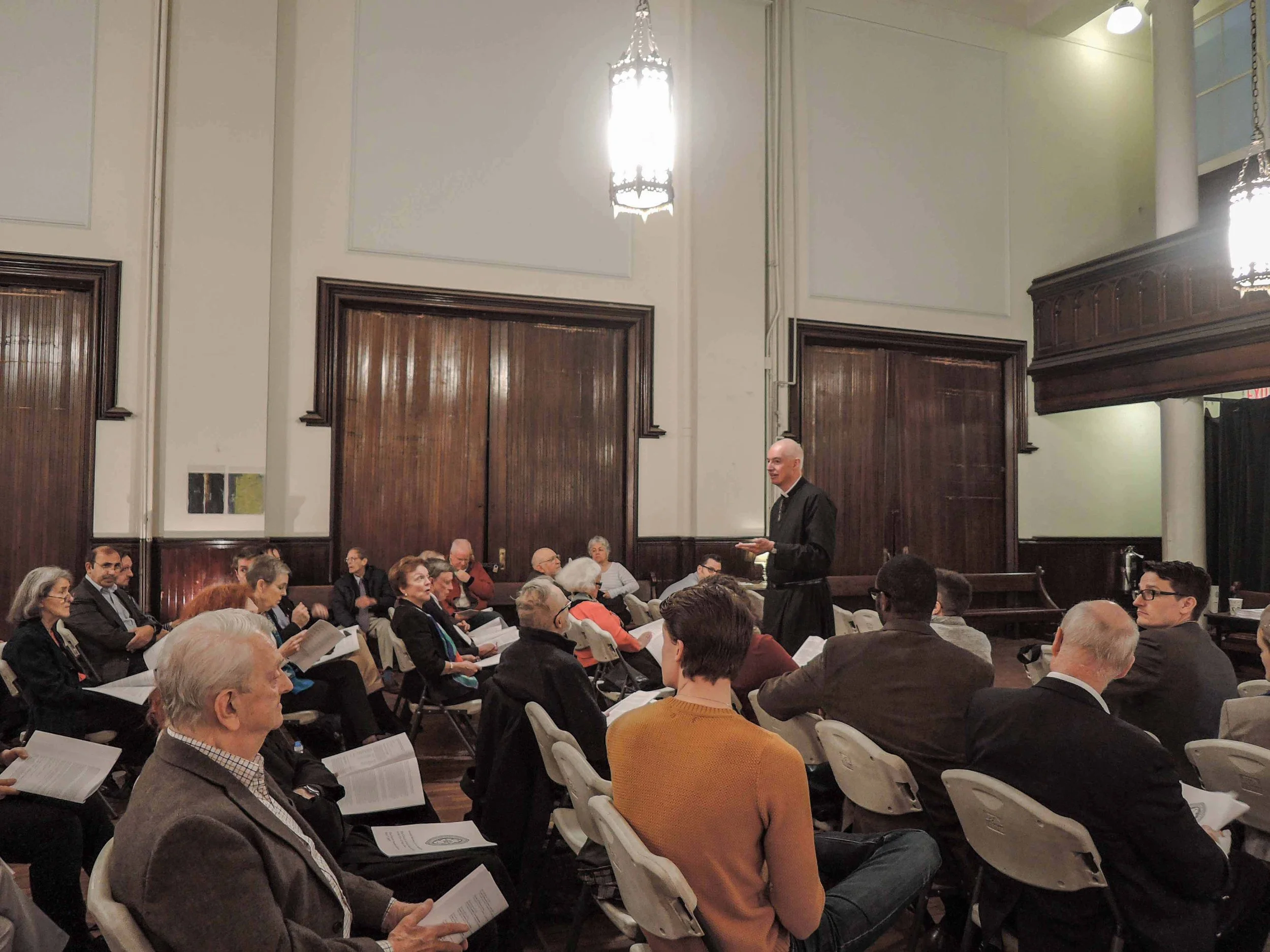The Annual Meeting of the congregation was held after the Solemn Mass last Sunday.