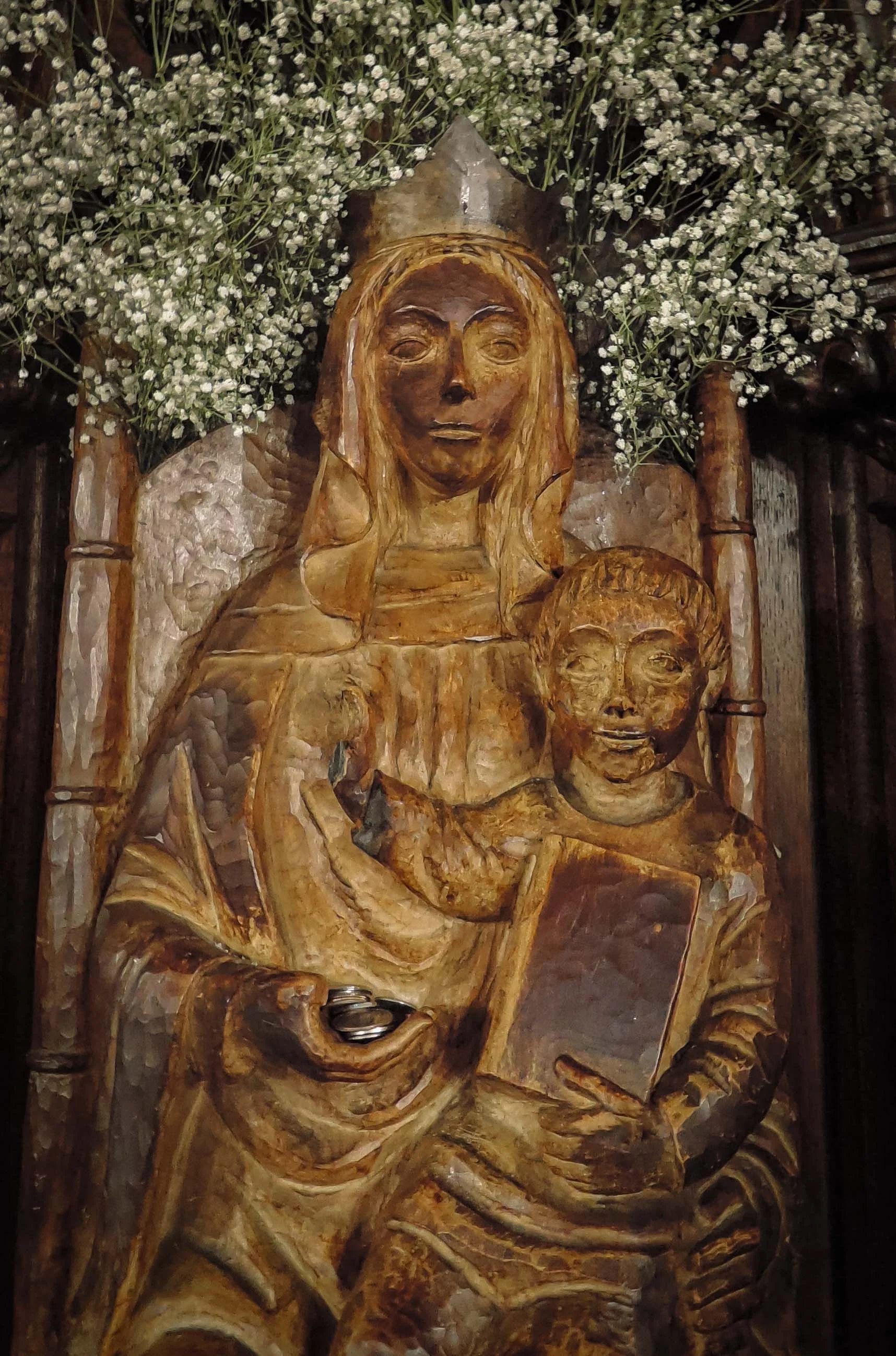 Statue of Our Lady of Walsingham in the Lady Chapel