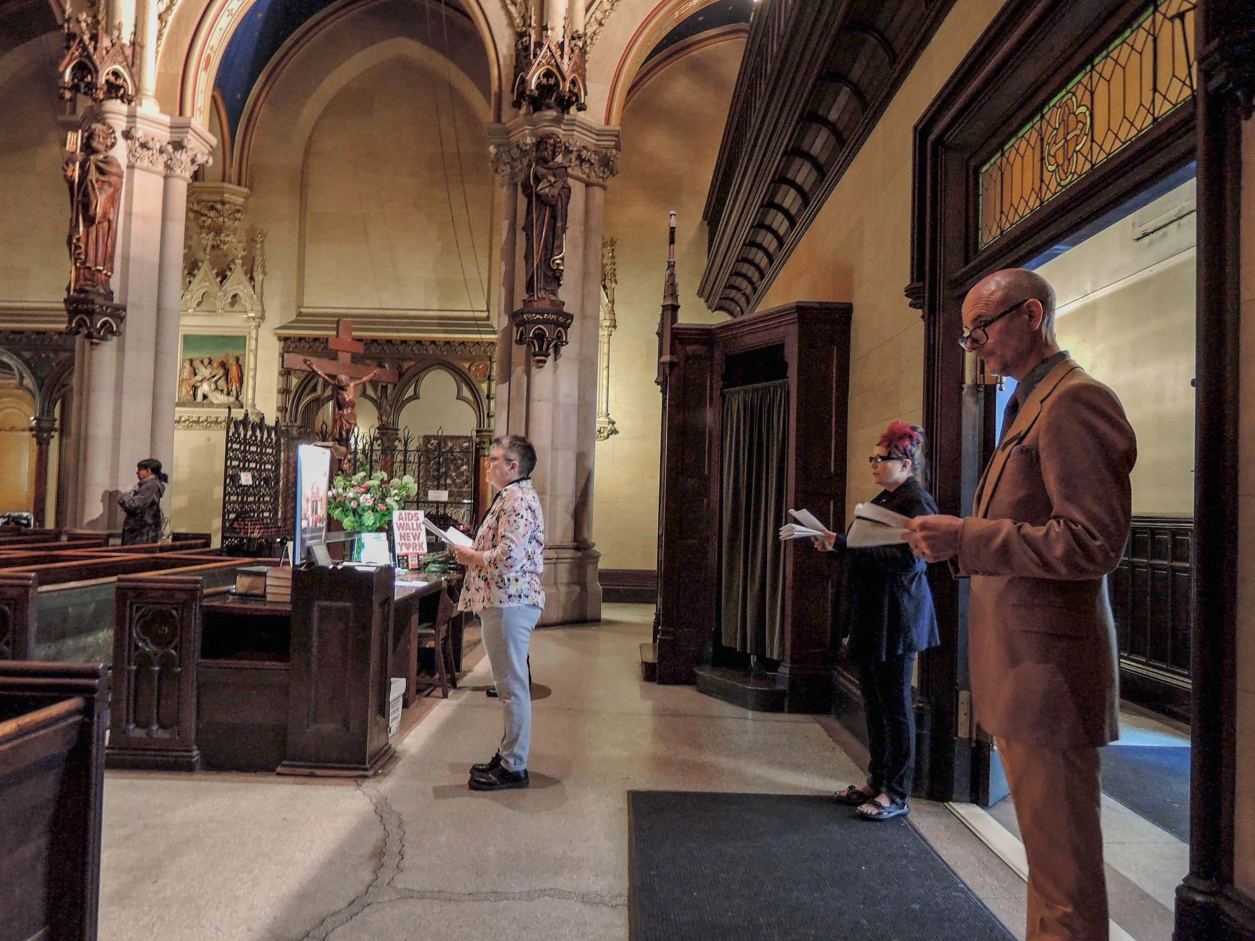 Ushers at Solemn Mass on Sunday, May 14
