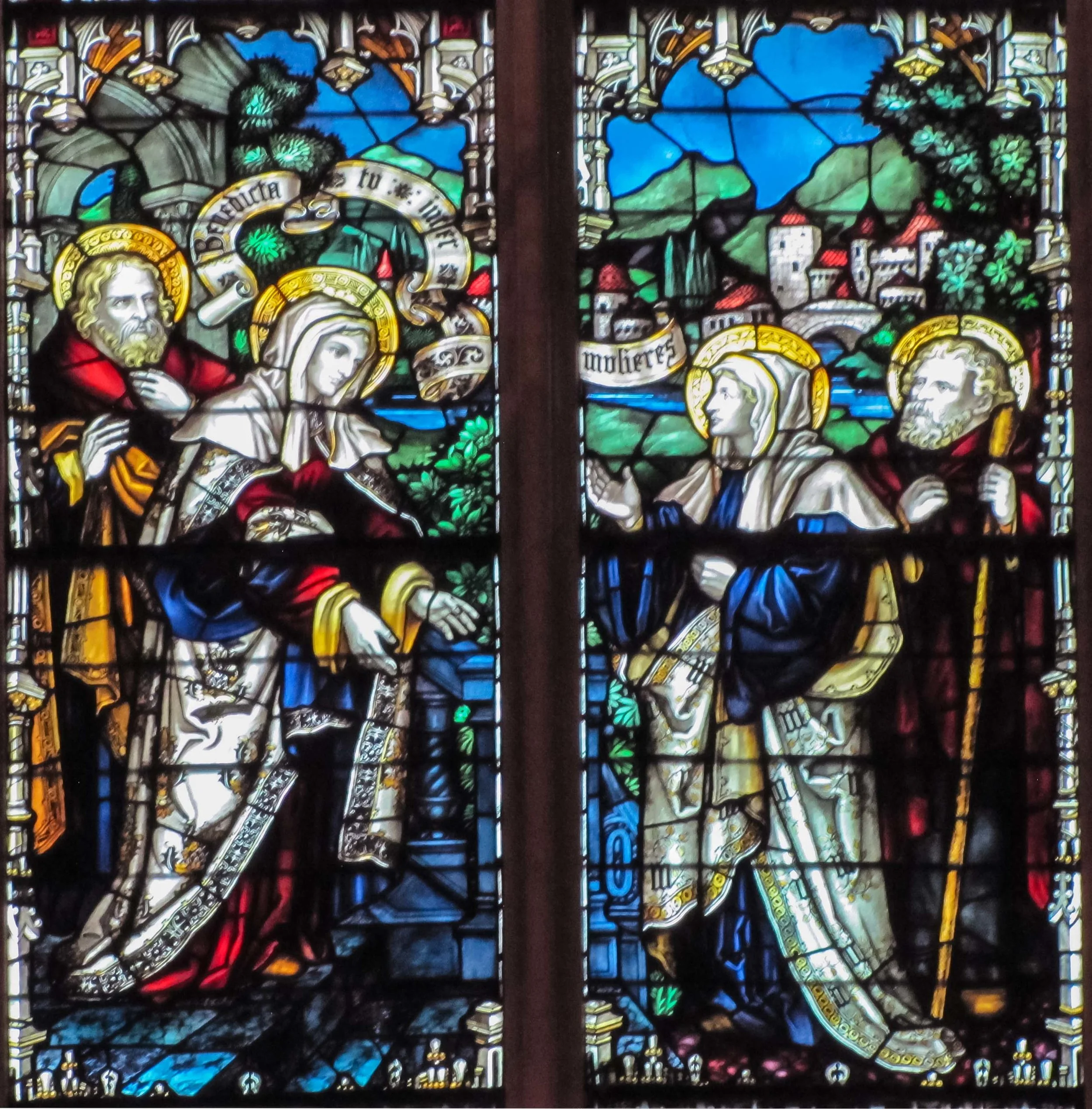 The Visitation window in the Chancel