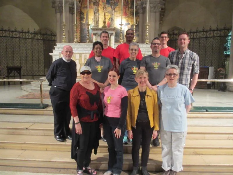 The Saint Mary's 2017 AIDS Walk Team
