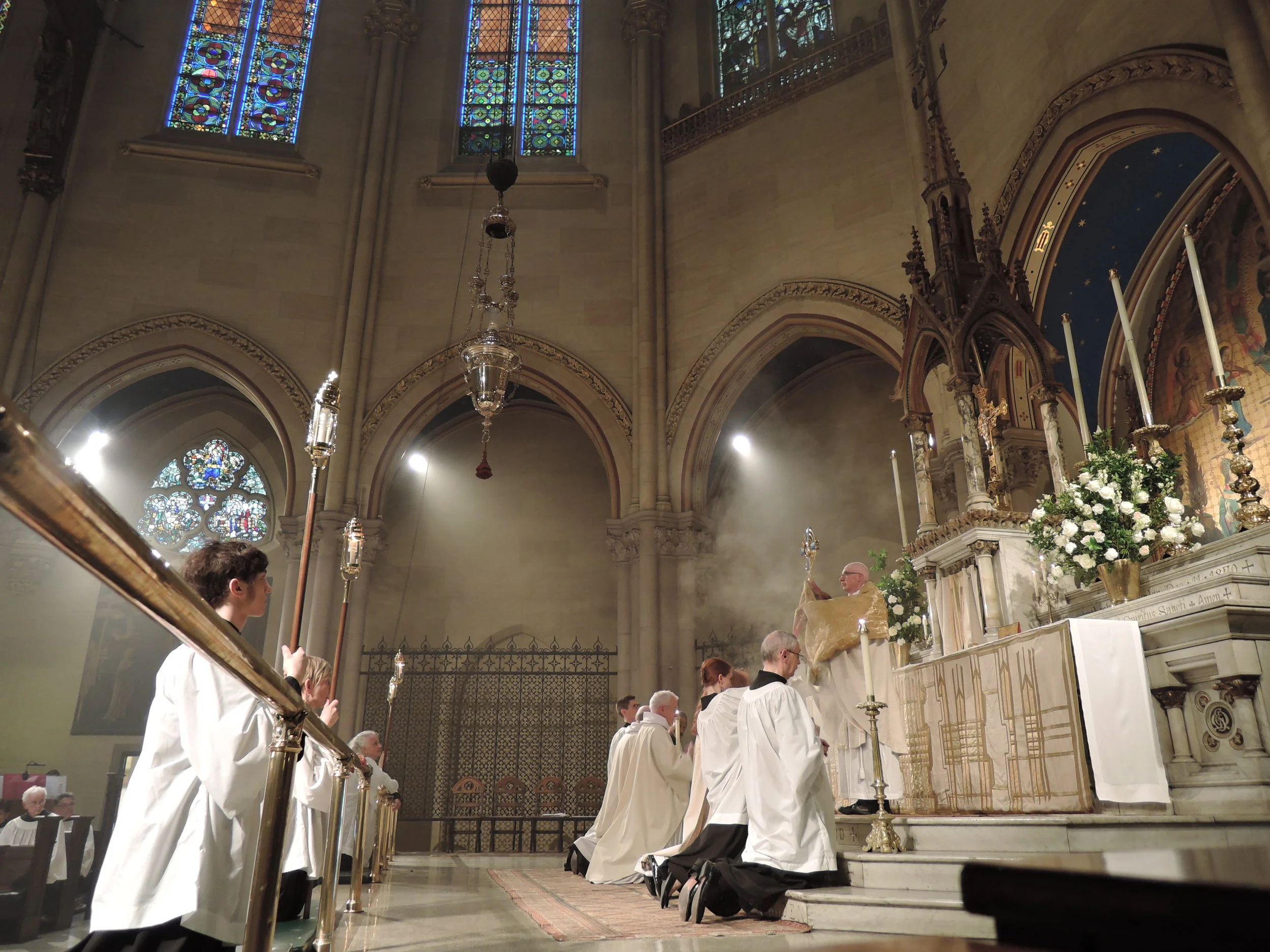 The Eucharistic Blessing before the final hymn and dismissal.