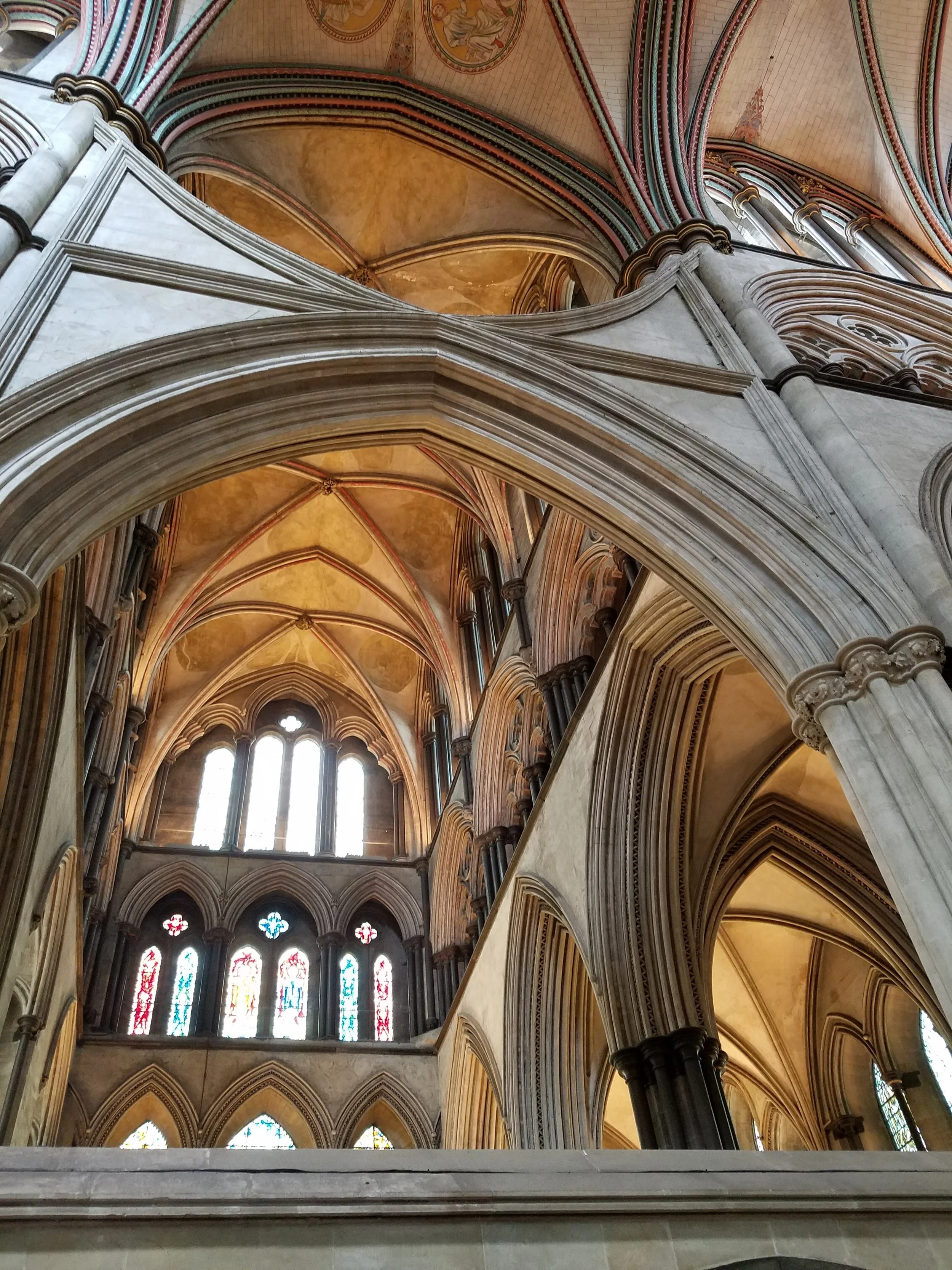 The crossing at Salisbury Cathedral