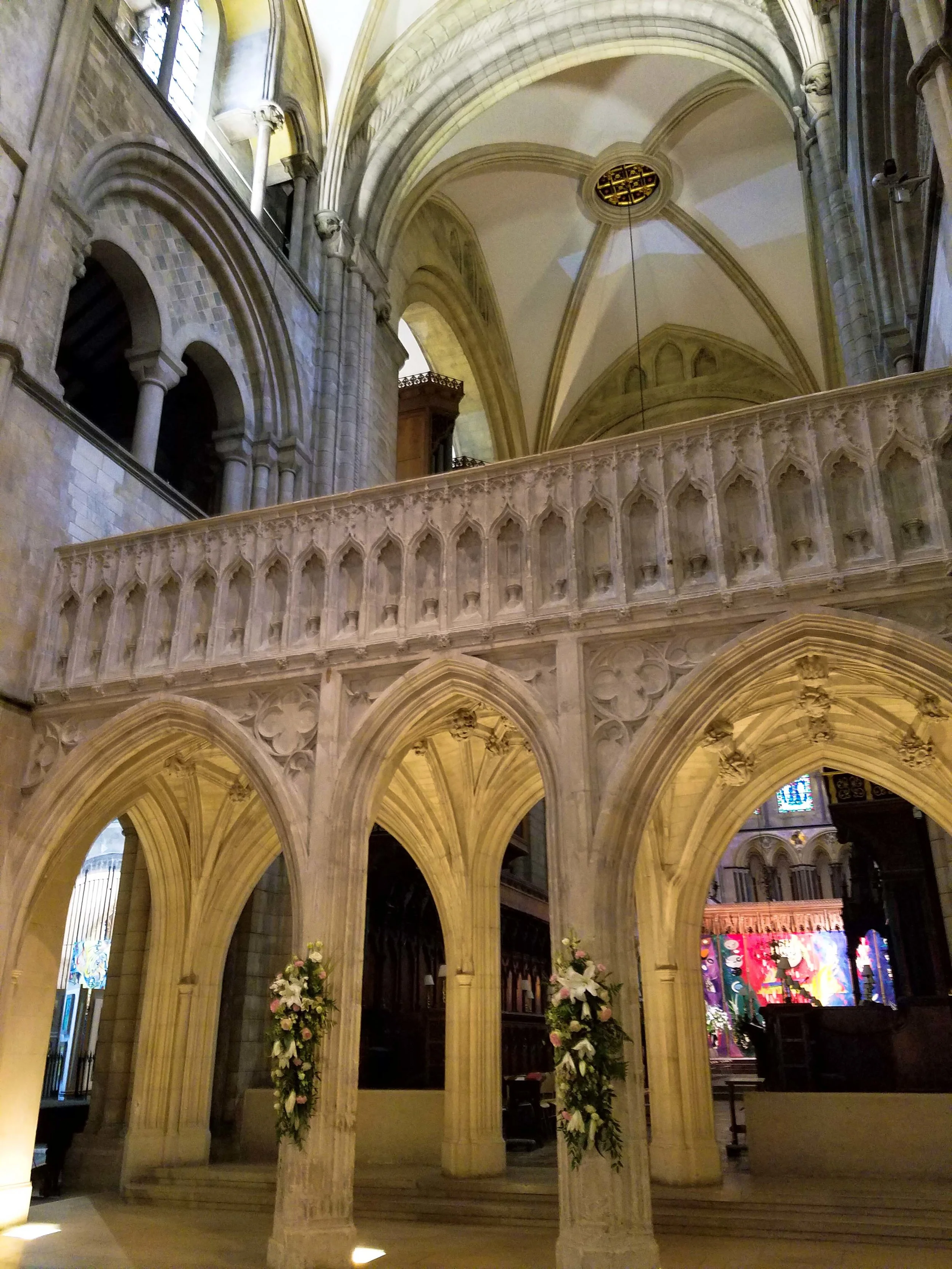 Choir screen at Chichester Cathedral
