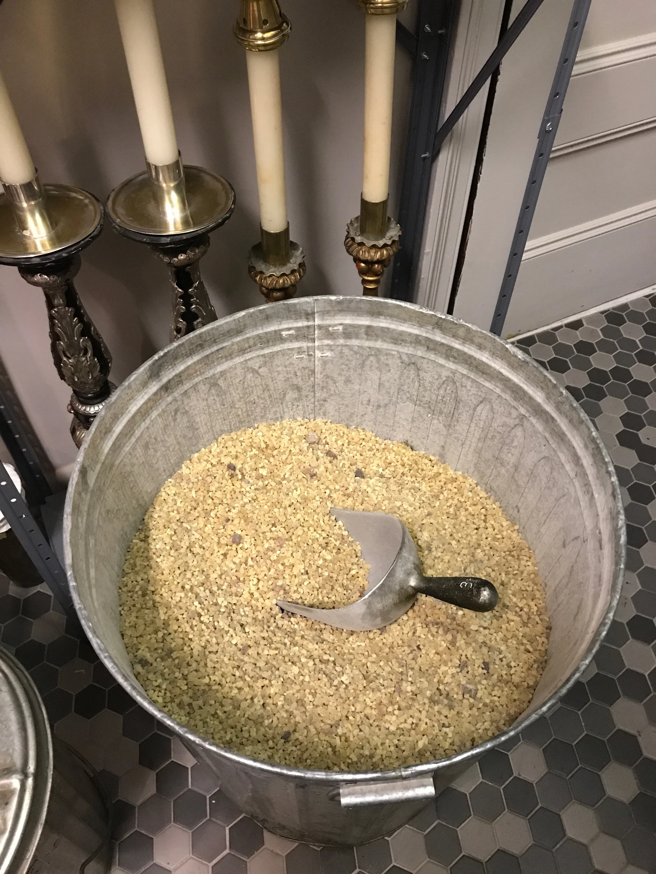 Kenny Isler's well-known incense blend in the Smoke Room
