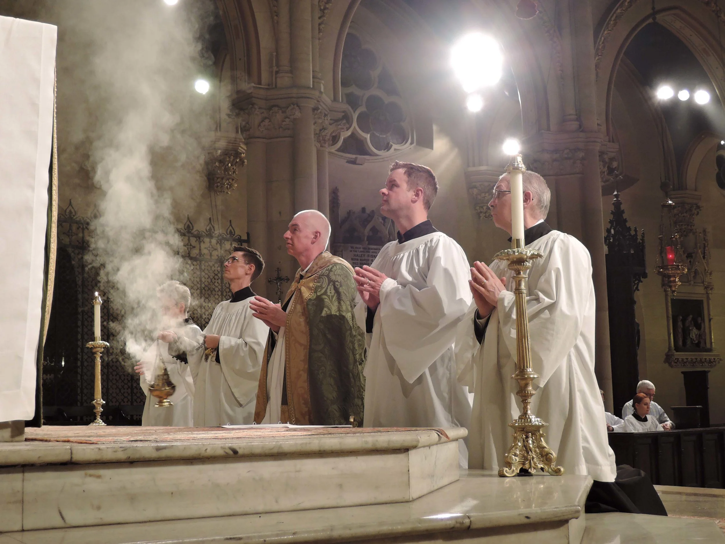 At Eucharistic Benediction on Sunday, October 1