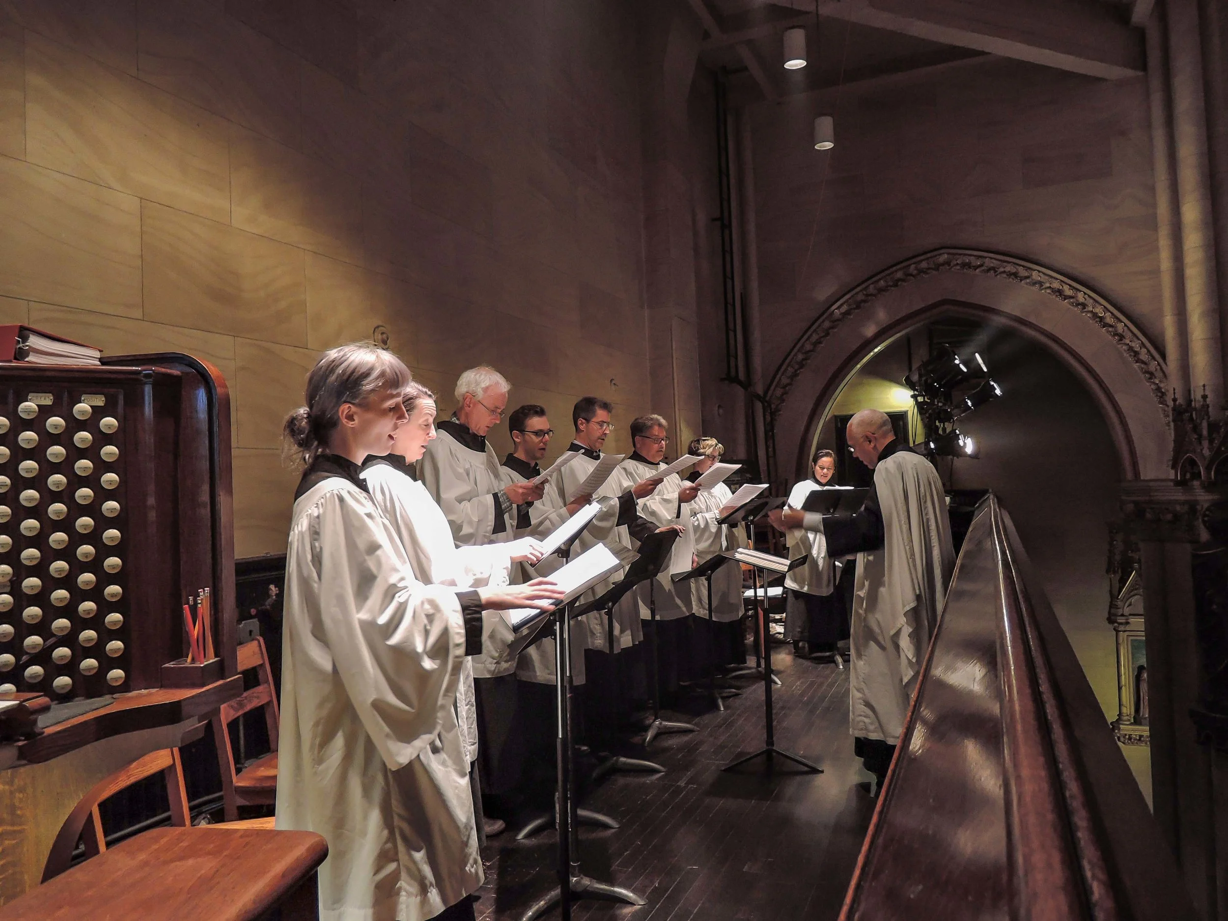 At Solemn Mass