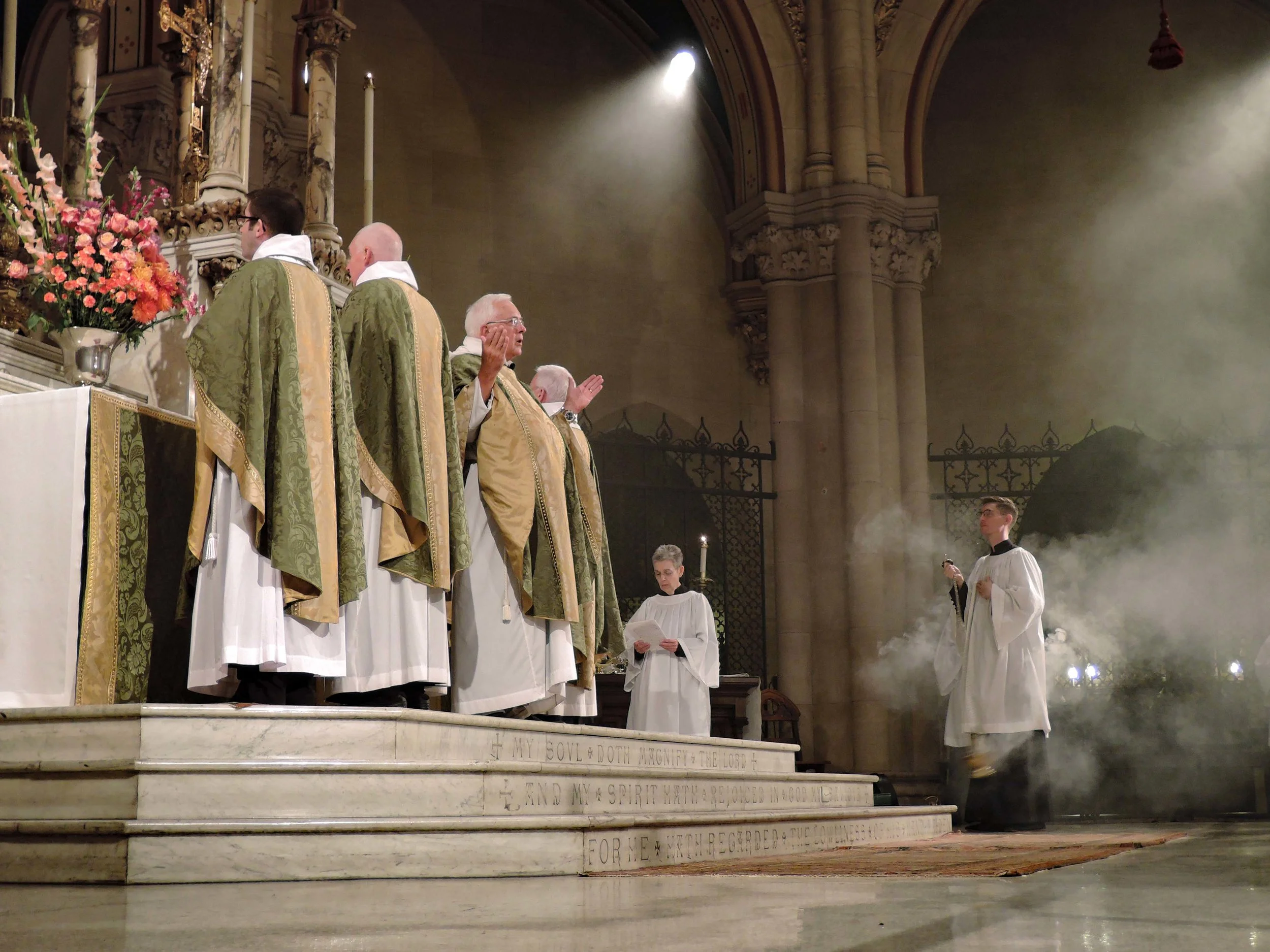 Father Powell was celebrant and preacher for the Solemn Mass on Sunday, October 22. 