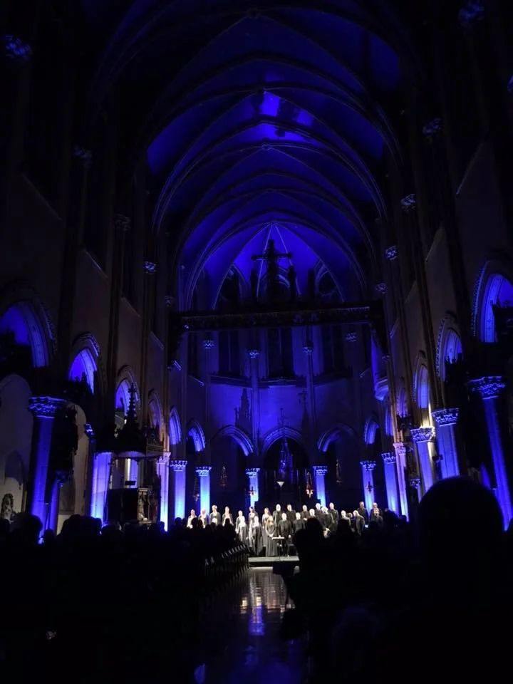 The Swedish Radio Choir performed at Saint Mary's on Tuesday, November 14, as part of Lincoln Center's White Light Festival. Photo by Ruth Cunningham