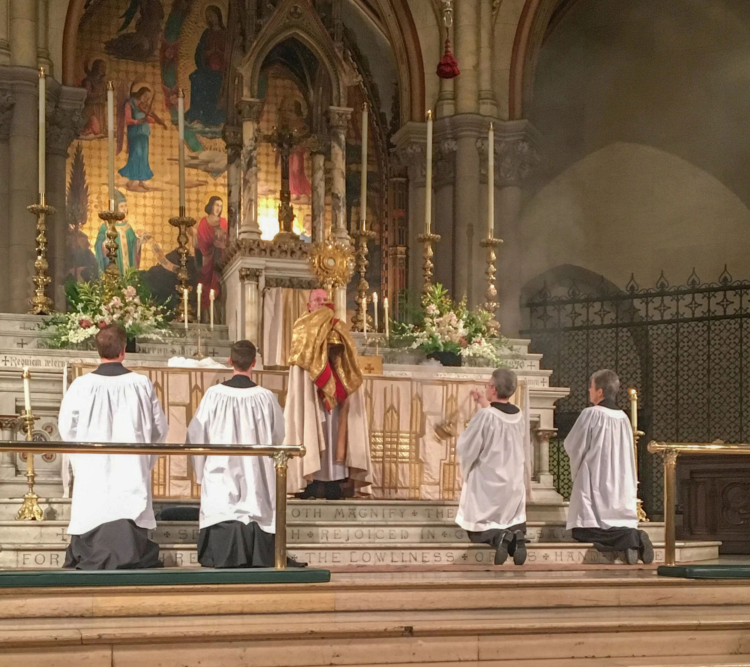 Eucharistic Benediction Photo by the Reverend James Conlin Pace
